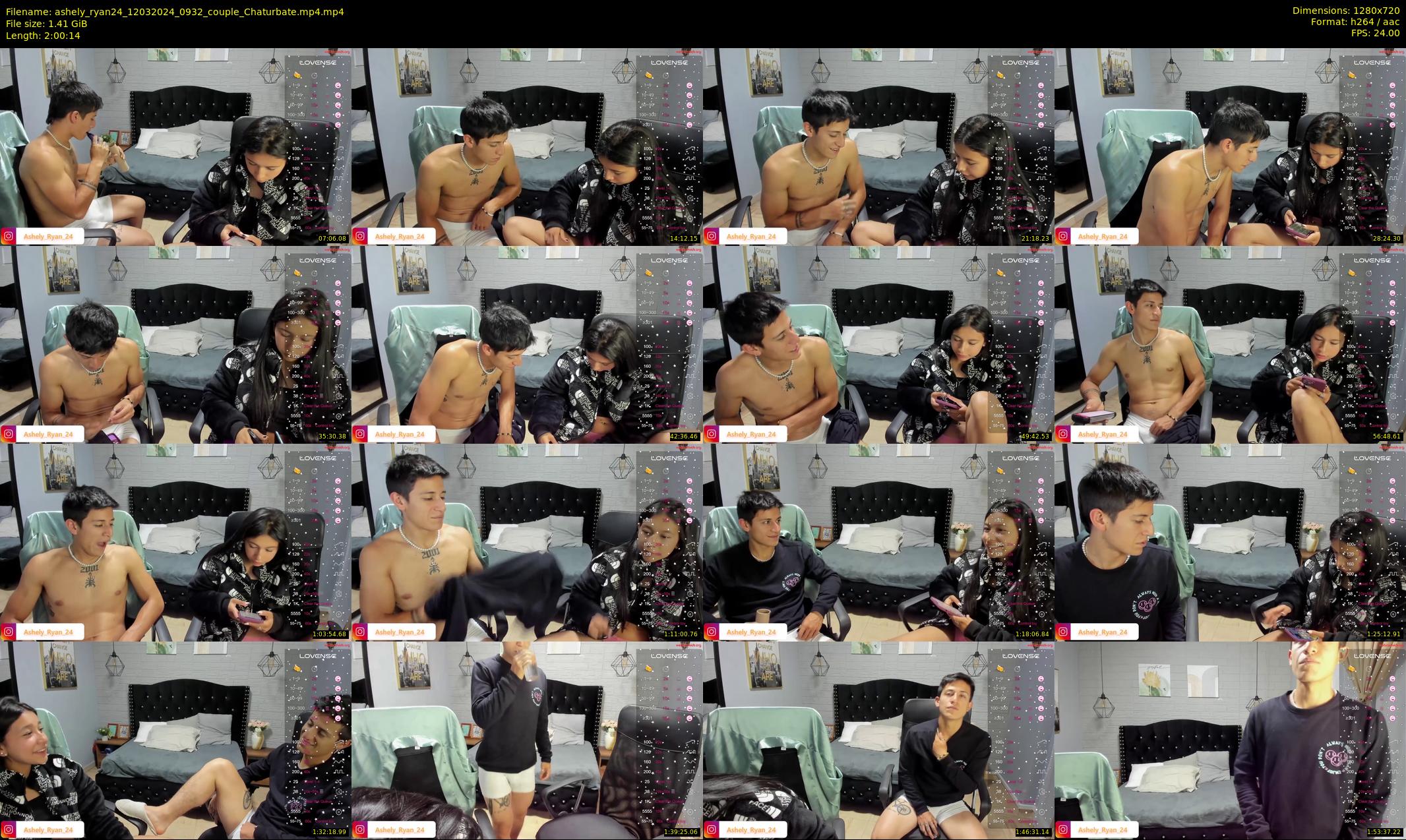 ashely_ryan24 — 121 minute Chaturbate couple cam show recording, 720p, Mar 12, 2024