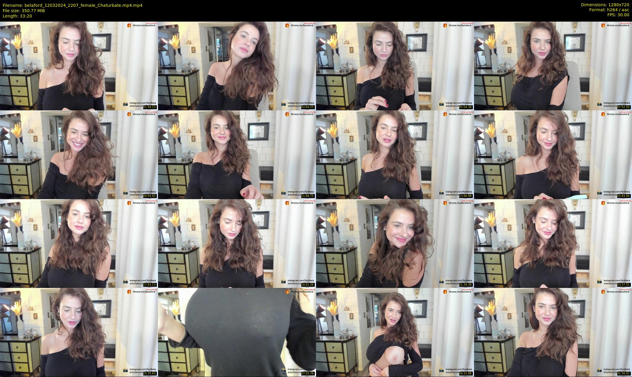 belaford — 34 minute Chaturbate female cam show recording, 720p, Mar 12, 2024