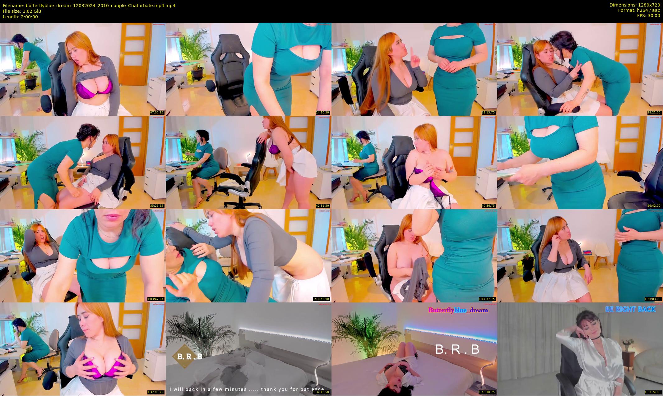 butterflyblue_dream — 120 minute Chaturbate couple cam show recording, 720p, Mar 12, 2024