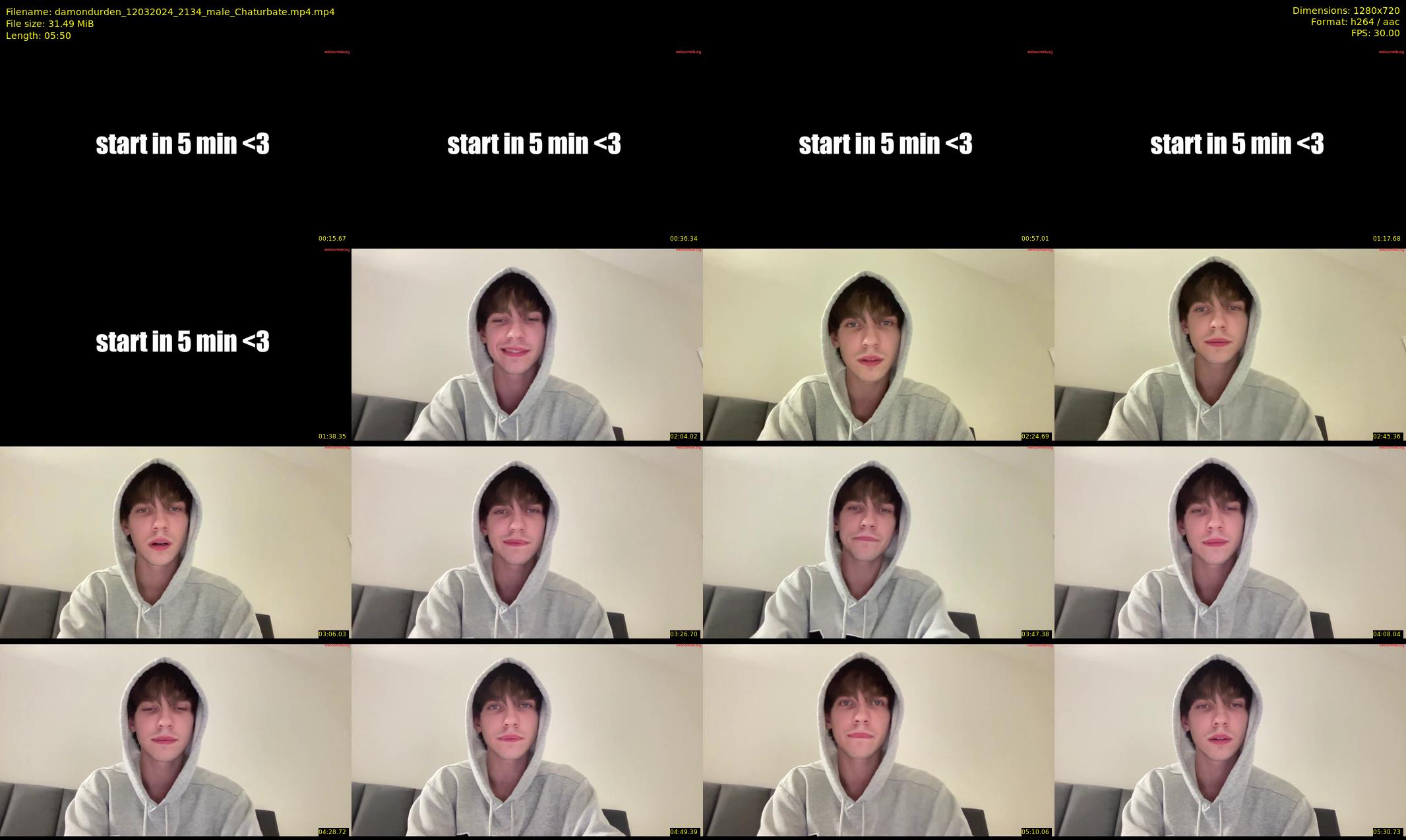 damondurden — 6 minute Chaturbate male cam show recording, 720p, Mar 12, 2024