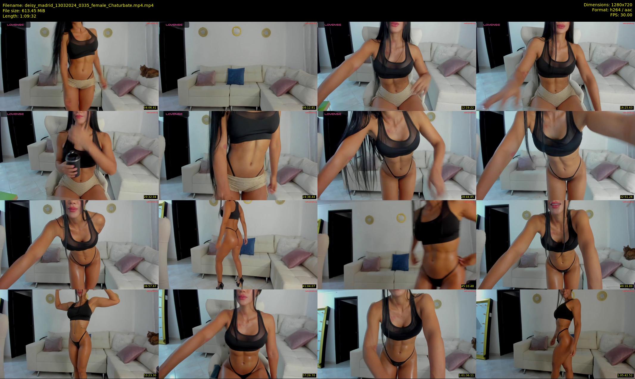deisy_madrid — 70 minute Chaturbate female cam show recording, 720p, Mar 13, 2024