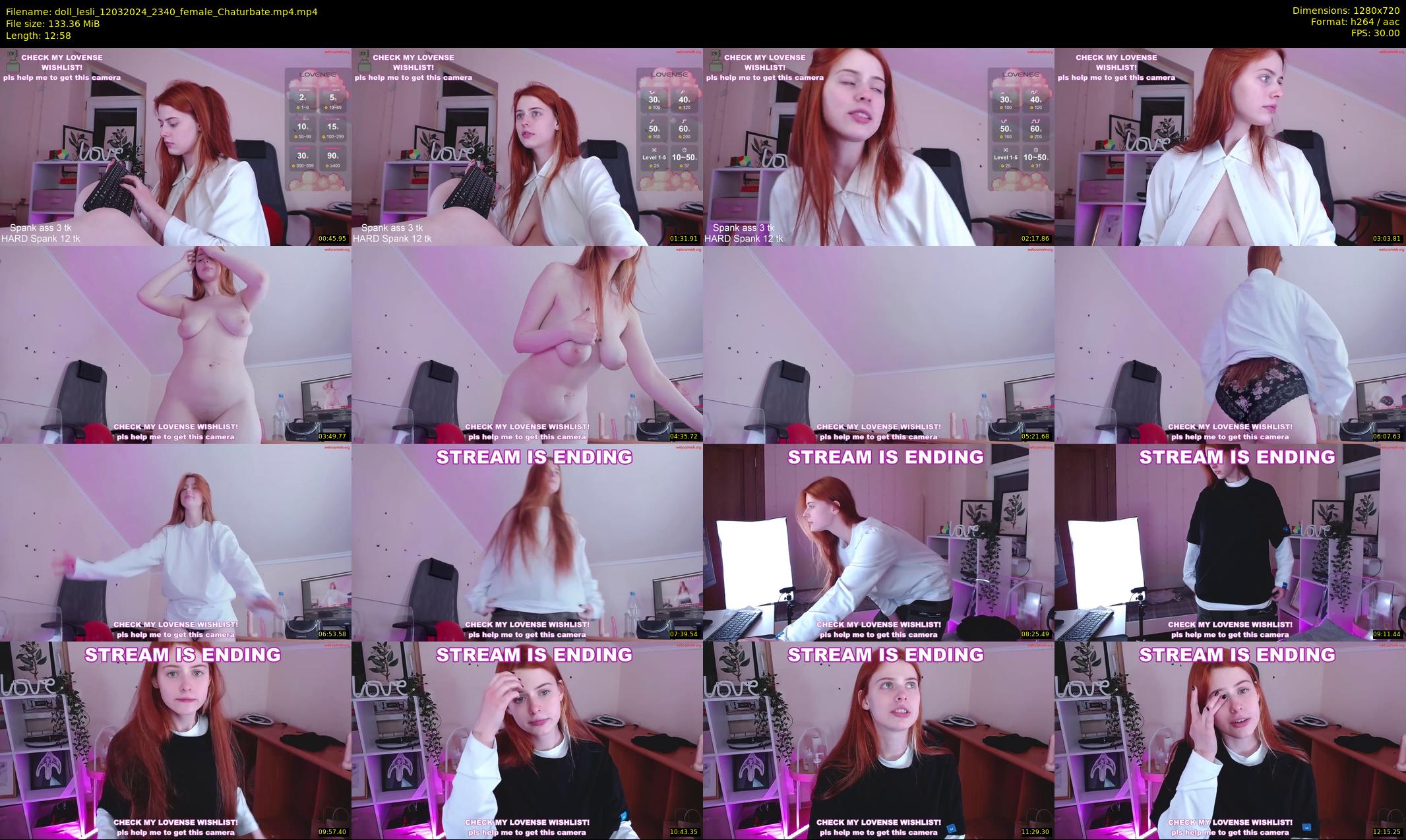 doll_lesli — 13 minute Chaturbate female cam show recording, 720p, Mar 12, 2024