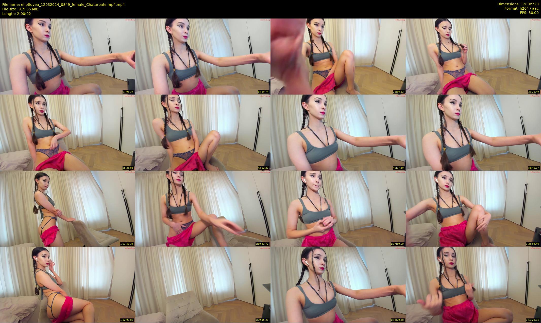 ehotlovea — 121 minute Chaturbate female cam show recording, 720p, Mar 12, 2024