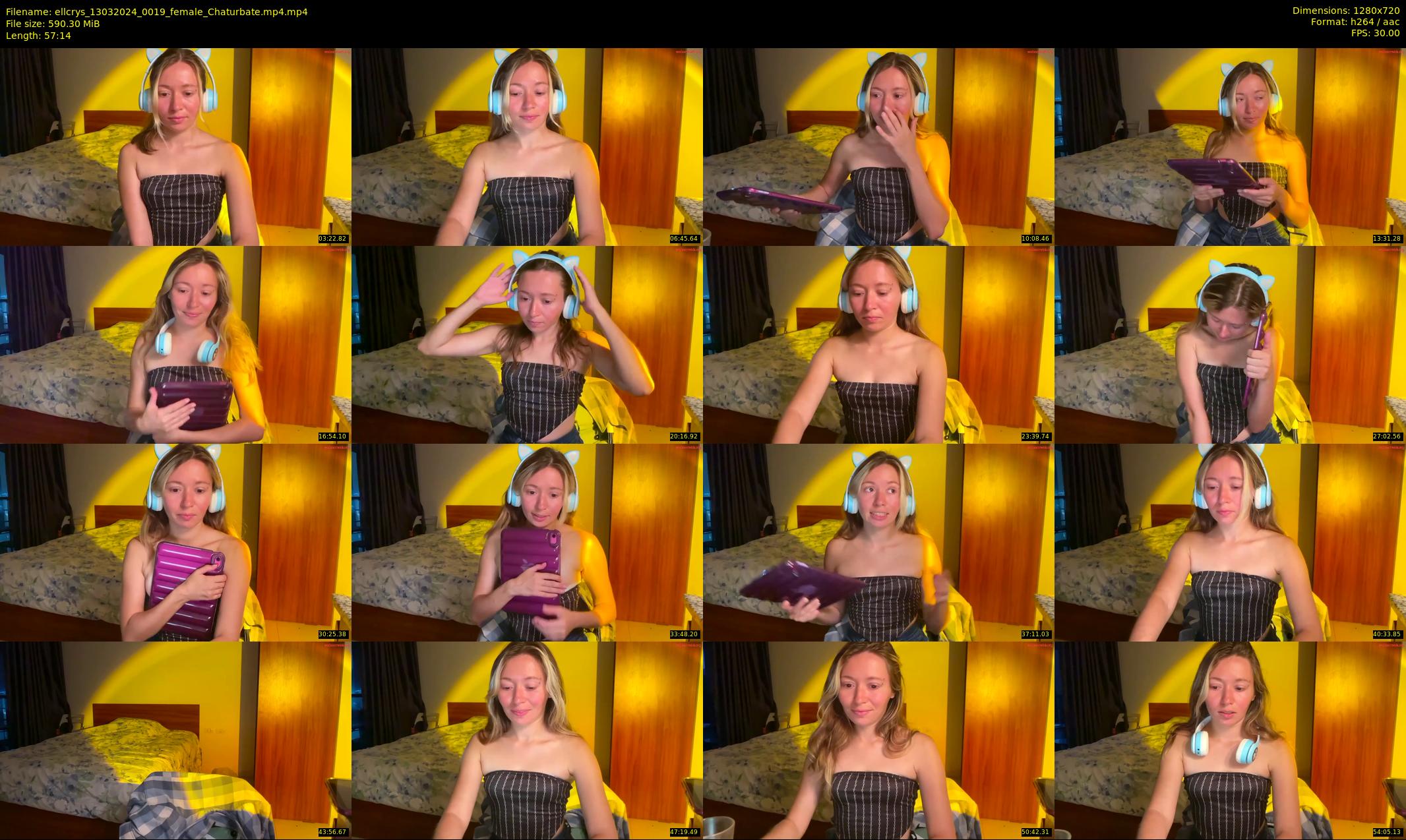 ellcrys — 58 minute Chaturbate couple cam show recording, 720p, Mar 13, 2024