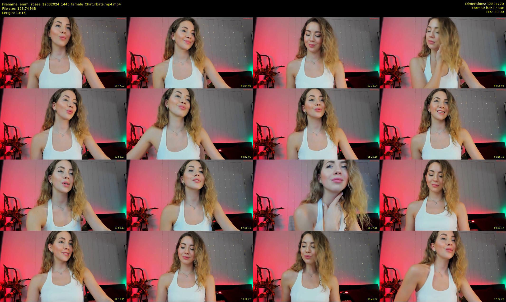 emmi_rosee — 14 minute Chaturbate female cam show recording, 720p, Mar 12, 2024