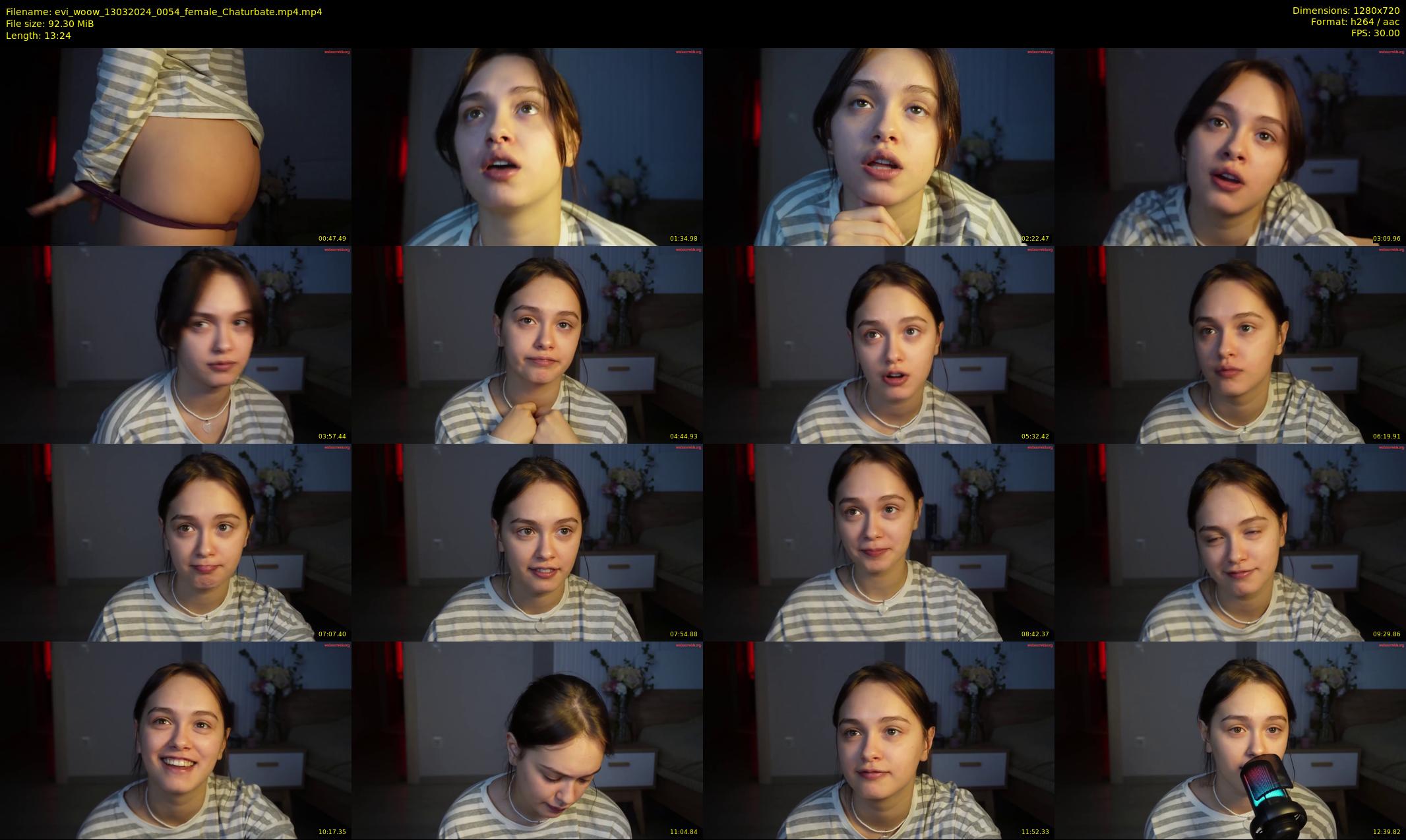 evi_woow — 14 minute Chaturbate female cam show recording, 720p, Mar 13, 2024