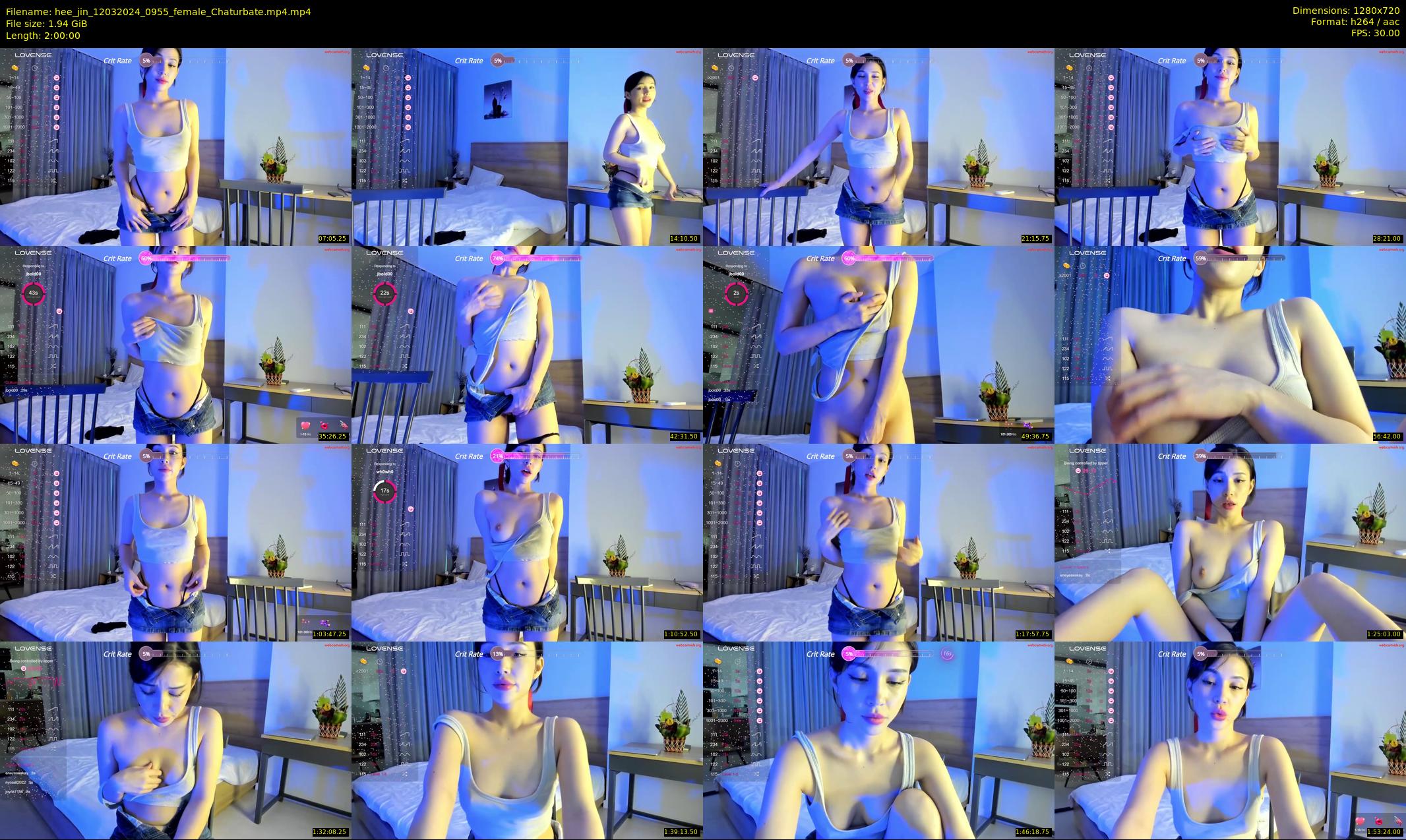 hee_jin — 120 minute Chaturbate female cam show recording, 720p, Mar 12, 2024