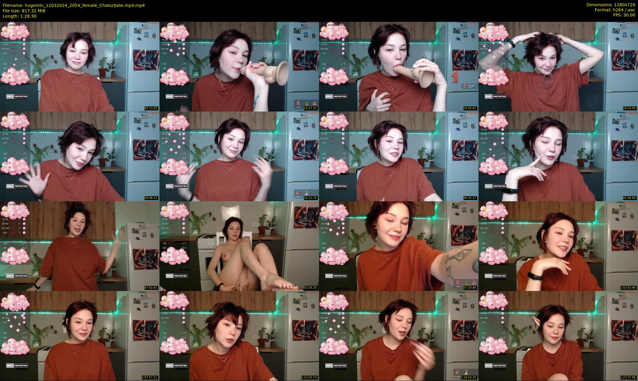 hugomin — 89 minute Chaturbate female cam show recording, 720p, Mar 12, 2024