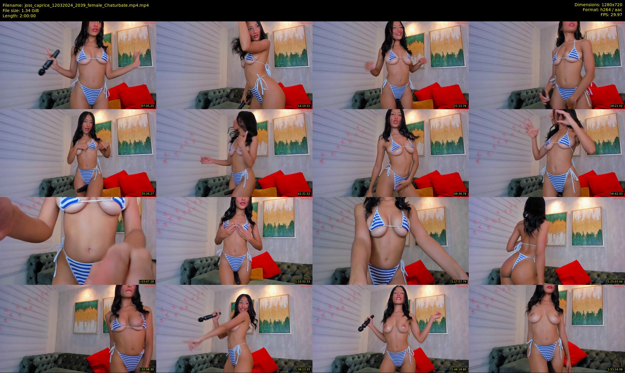 joss_caprice — 120 minute Chaturbate female cam show recording, 720p, Mar 12, 2024