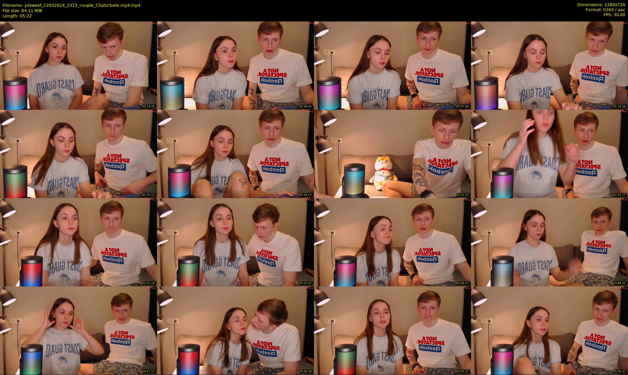 julsweet — 6 minute Chaturbate male cam show recording, 720p, Mar 12, 2024