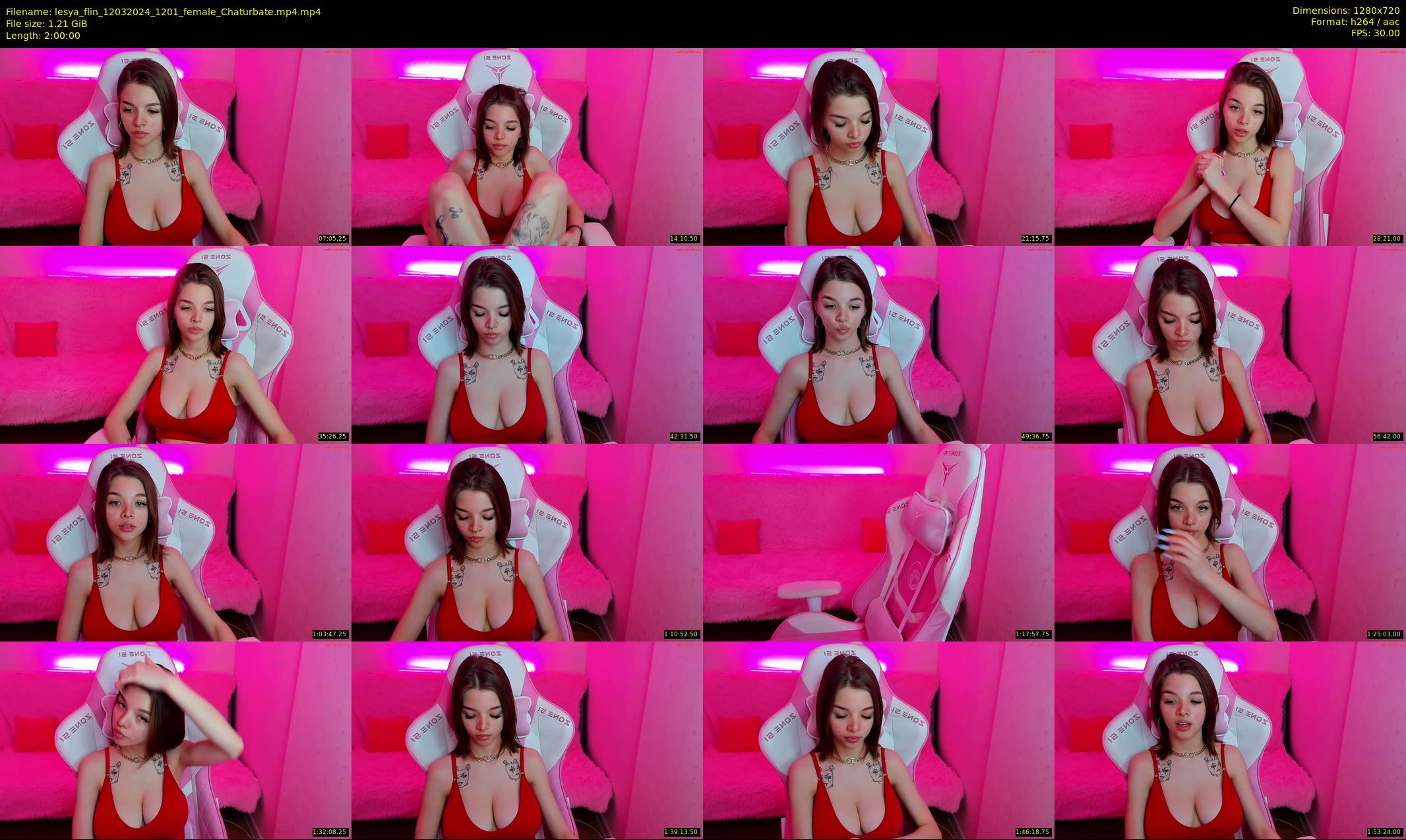 lesya_flin — 120 minute Chaturbate female cam show recording, 720p, Mar 12, 2024