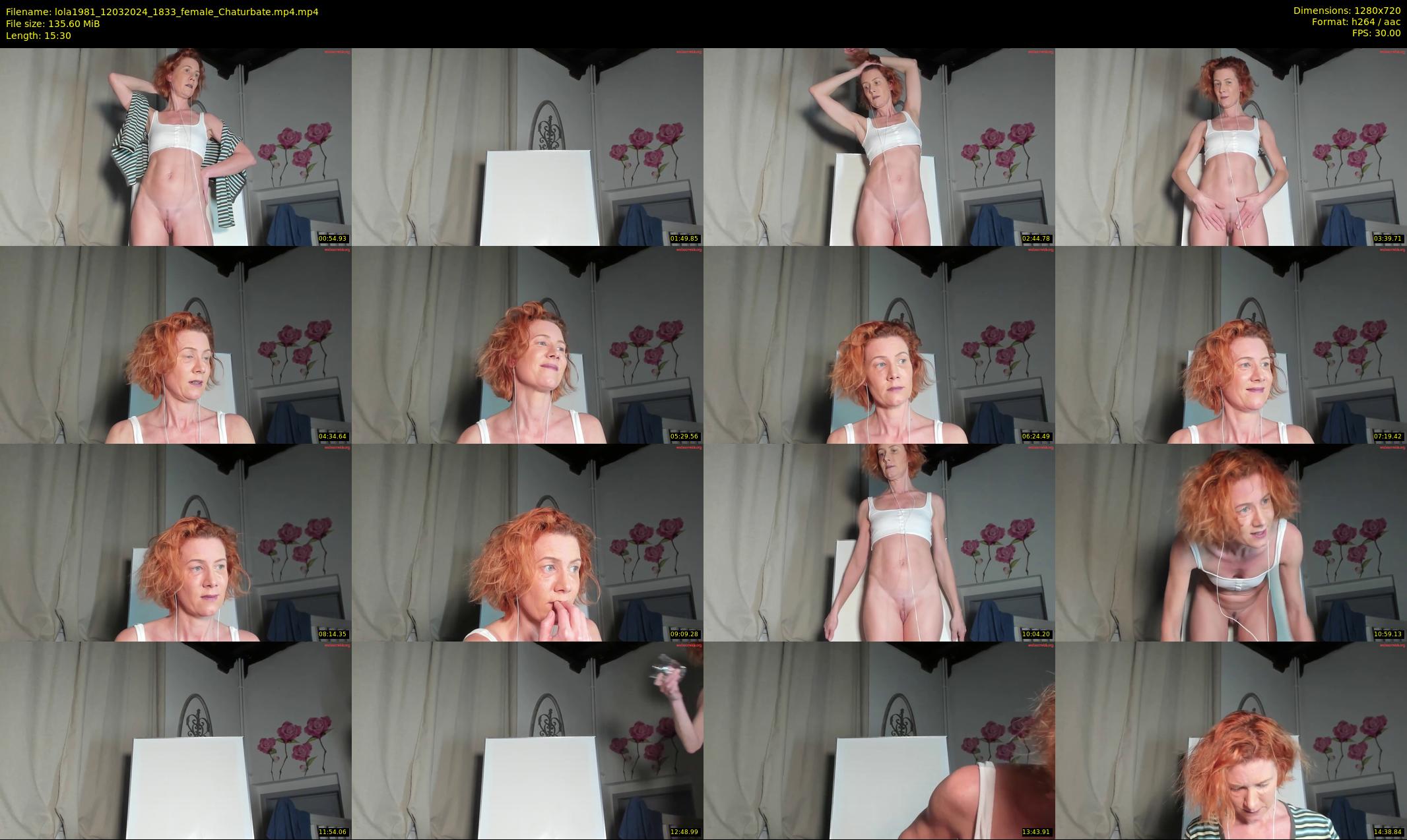 lola1981 — 16 minute Chaturbate female cam show recording, 720p, Mar 12, 2024