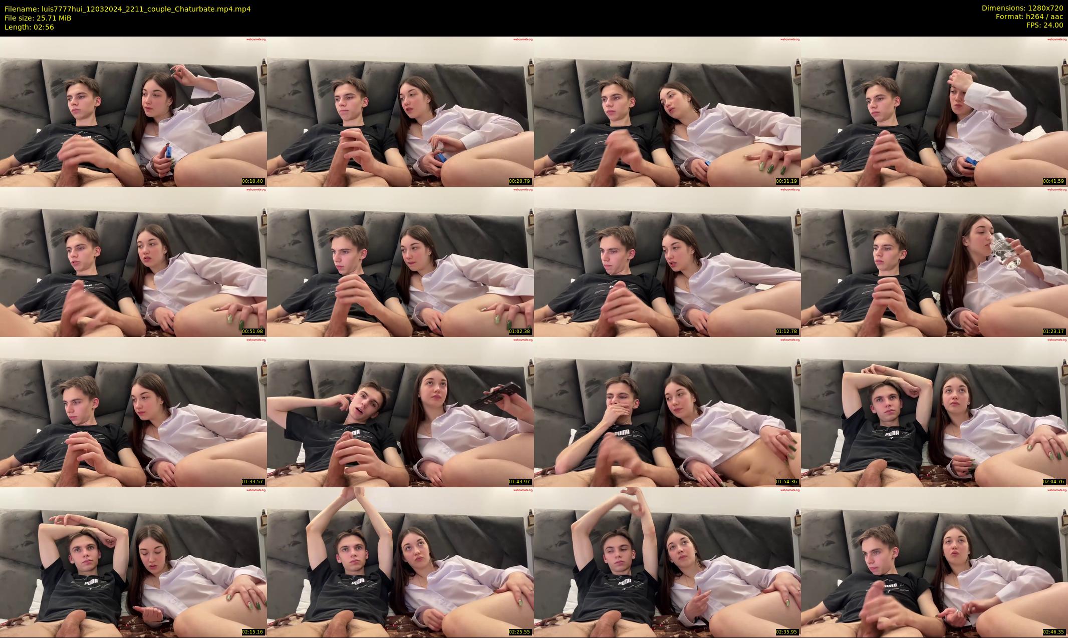 luis7777hui — 3 minute Chaturbate couple cam show recording, 720p, Mar 12, 2024