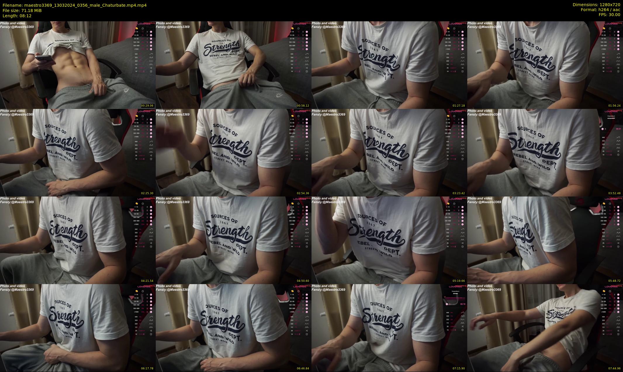 maestro3369 — 9 minute Chaturbate male cam show recording, 720p, Mar 13, 2024