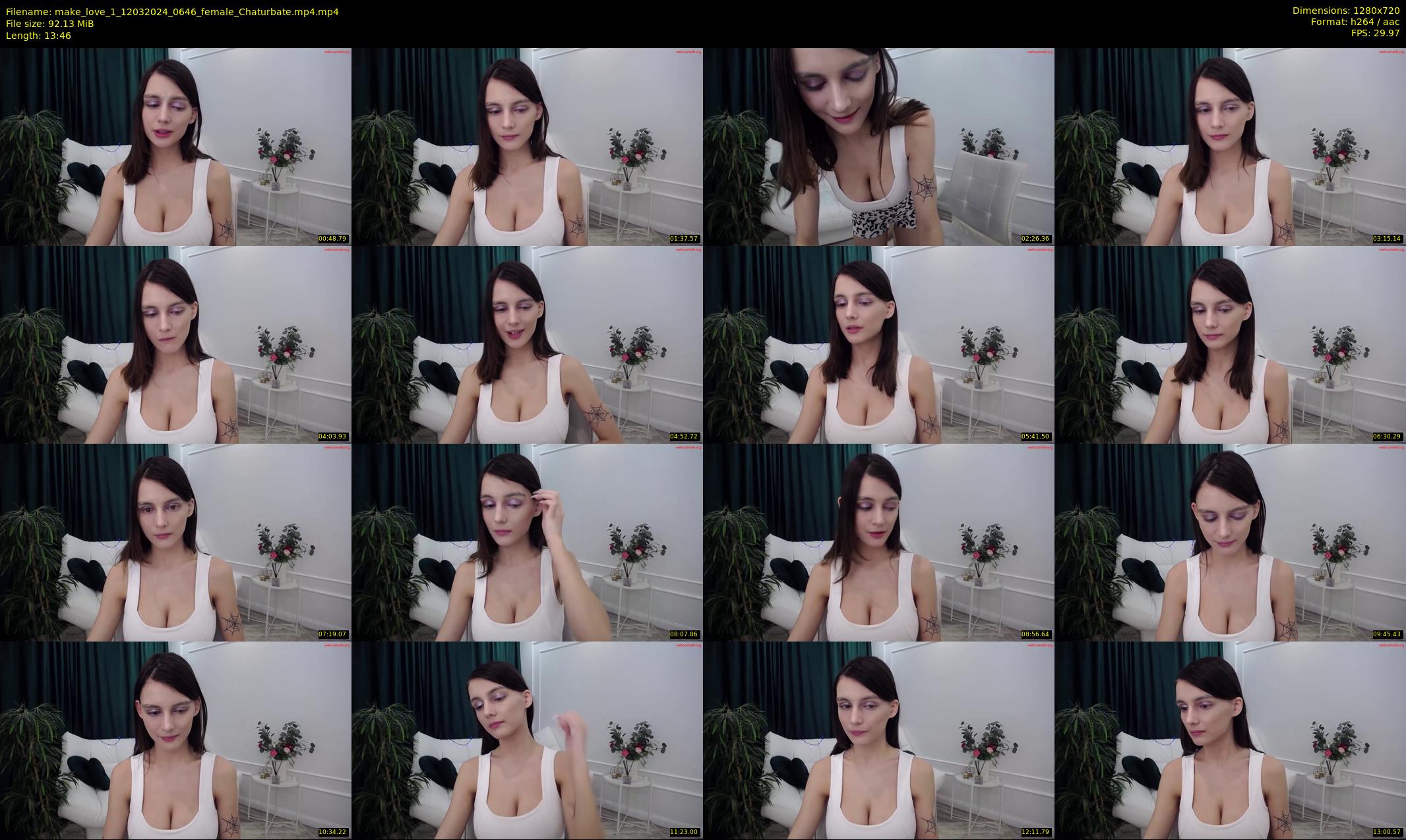 make_love_1 — 14 minute Chaturbate female cam show recording, 720p, Mar 12, 2024