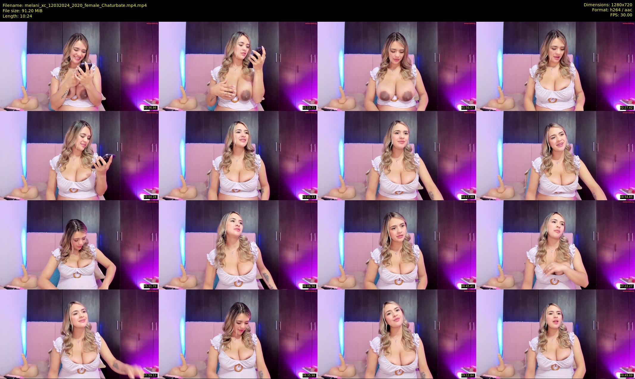 melani_xc — 11 minute Chaturbate female cam show recording, 720p, Mar 12, 2024