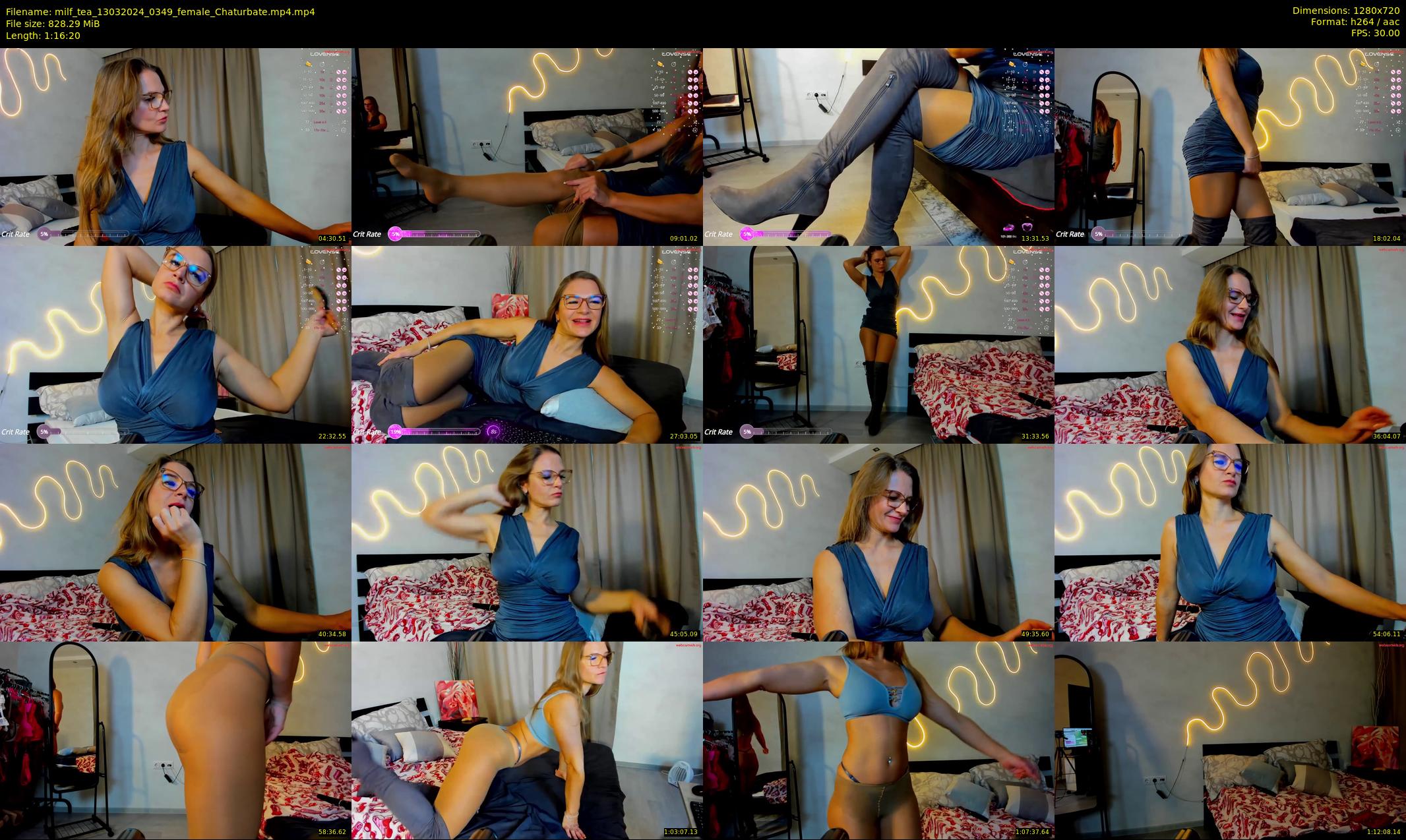 milf_tea — 77 minute Chaturbate female cam show recording, 720p, Mar 13, 2024