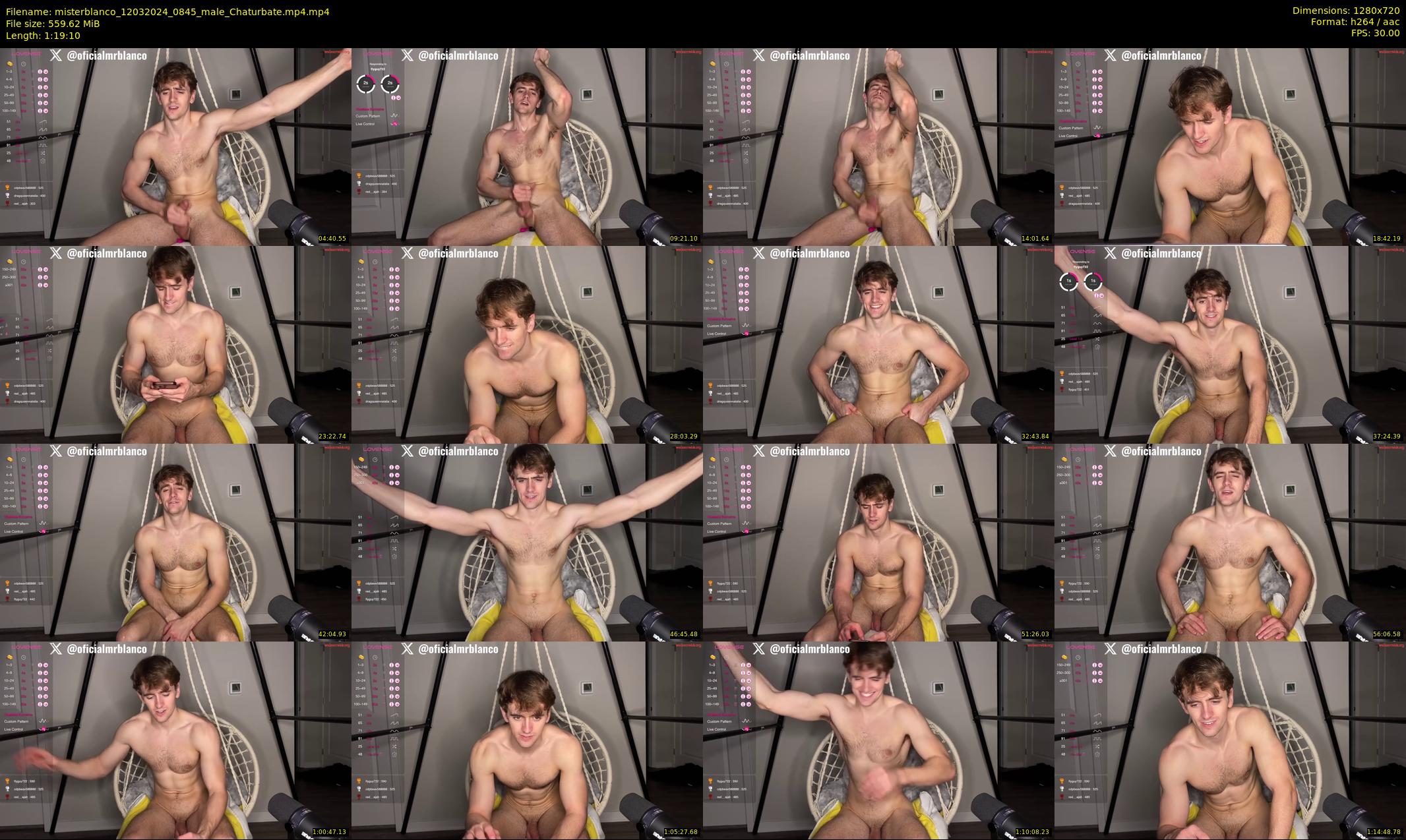 misterblanco — 80 minute Chaturbate male cam show recording, 720p, Mar 12, 2024