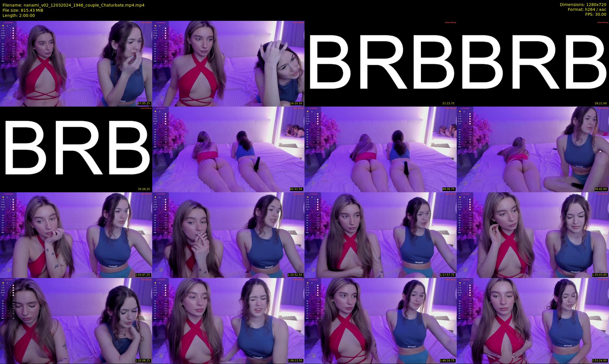 nanami_v02 — 120 minute Chaturbate couple cam show recording, 720p, Mar 12, 2024