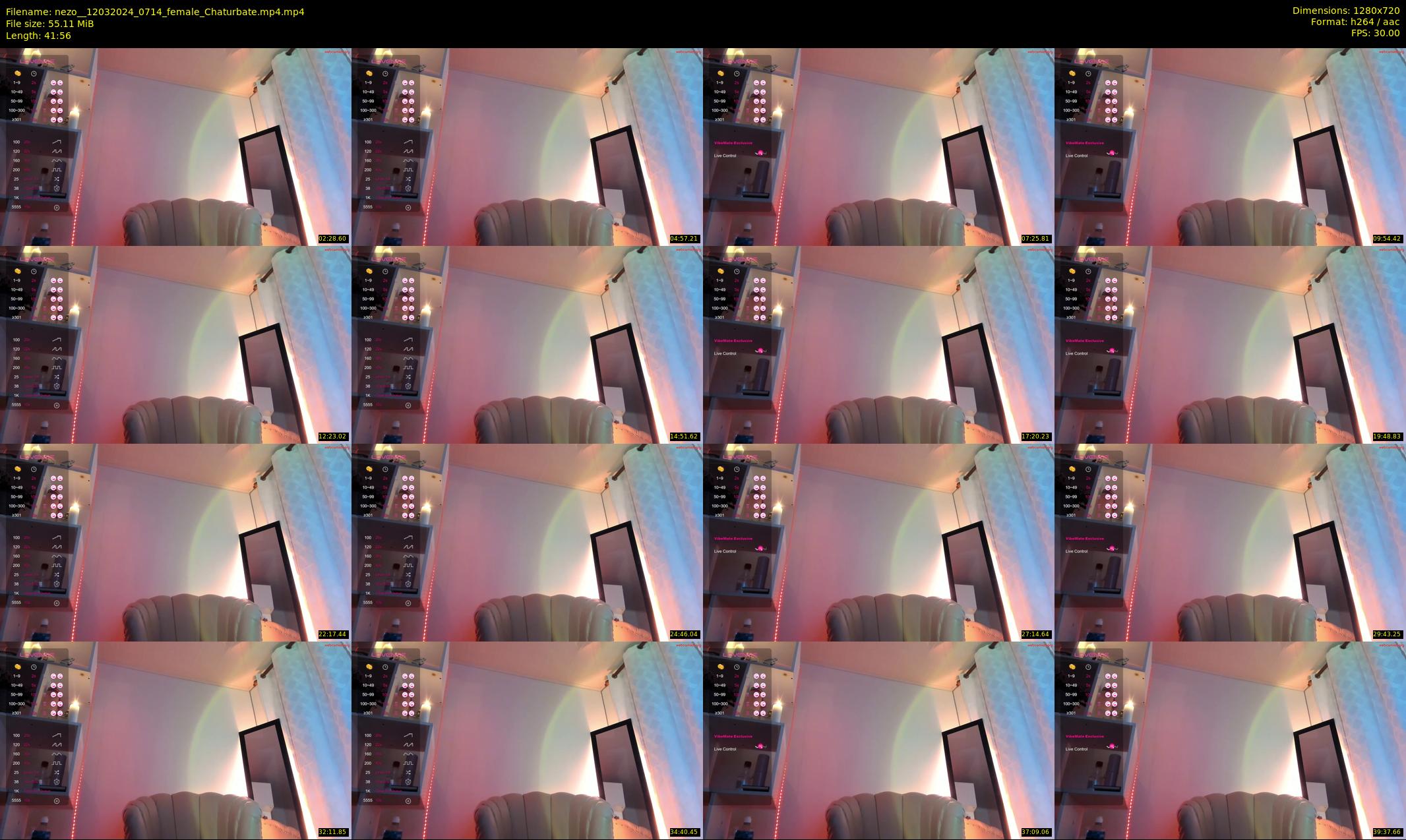 nezo_ — 42 minute Chaturbate female cam show recording, 720p, Mar 12, 2024