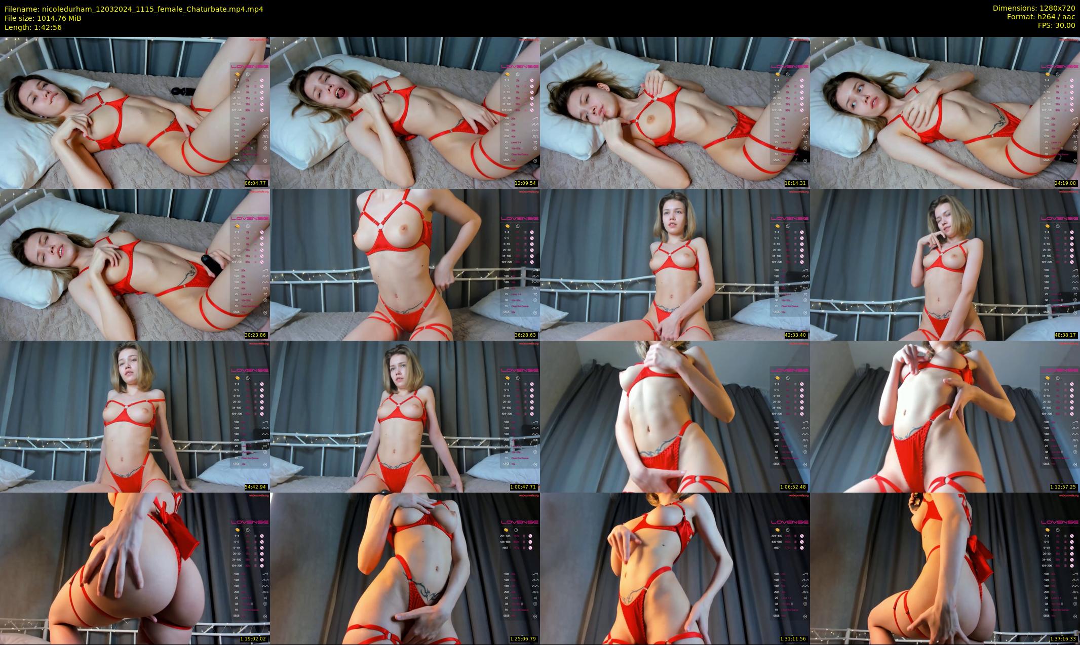 nicoledurham — 103 minute Chaturbate female cam show recording, 720p, Mar 12, 2024