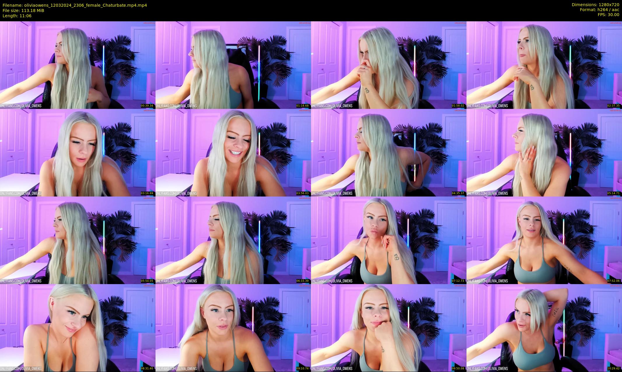 oliviaowens — 12 minute Chaturbate female cam show recording, 720p, Mar 12, 2024