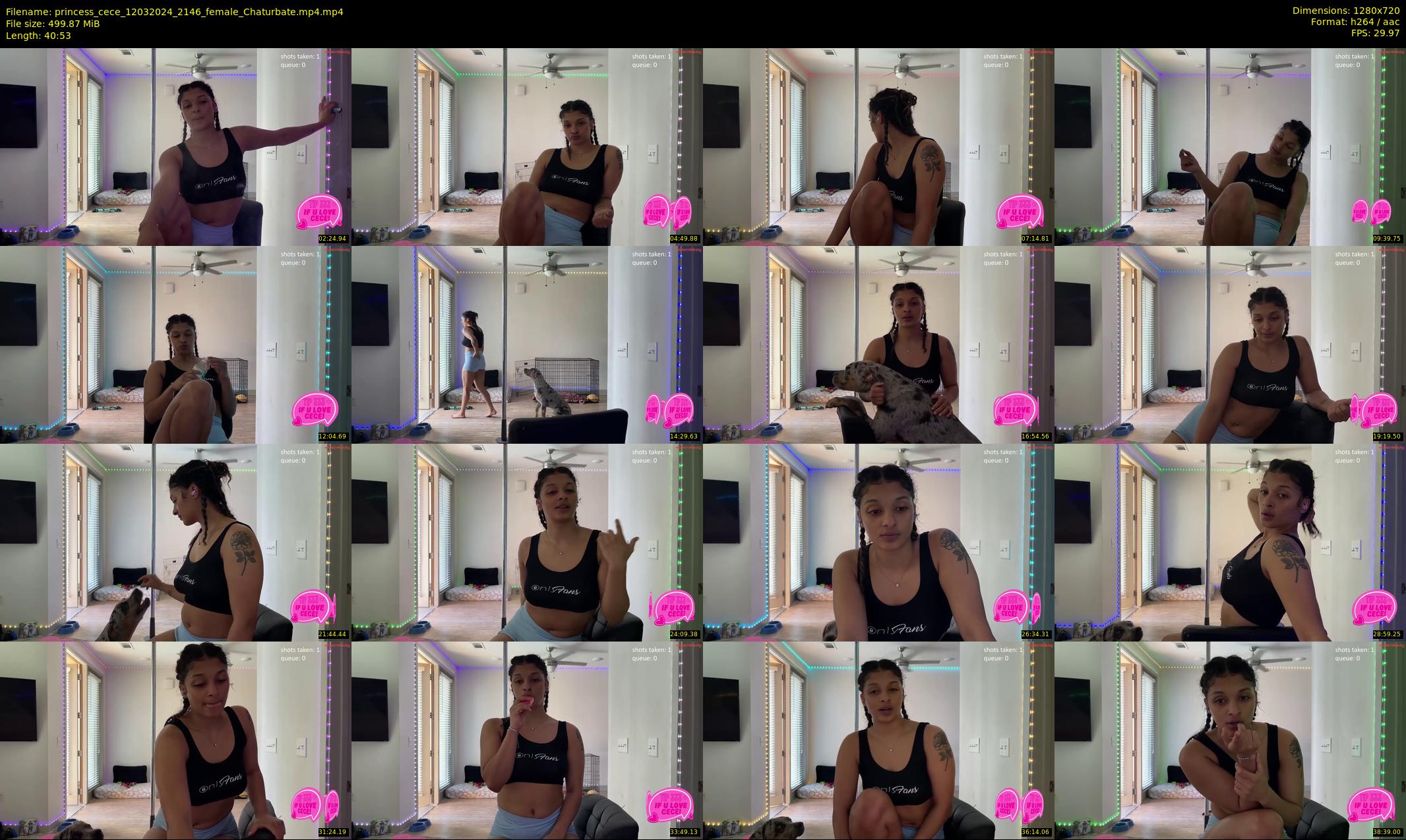 princess_cece — 41 minute Chaturbate female cam show recording, 720p, Mar 12, 2024