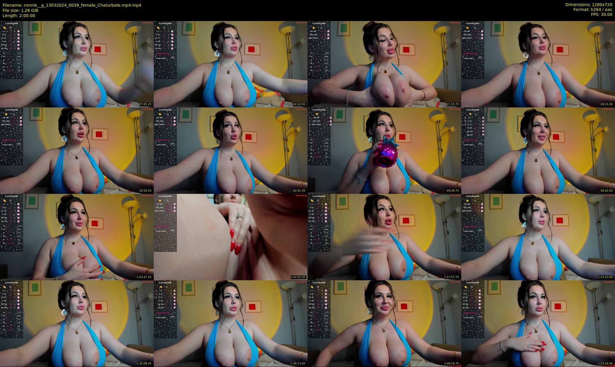 ronnie__g — 120 minute Chaturbate female cam show recording, 720p, Mar 13, 2024