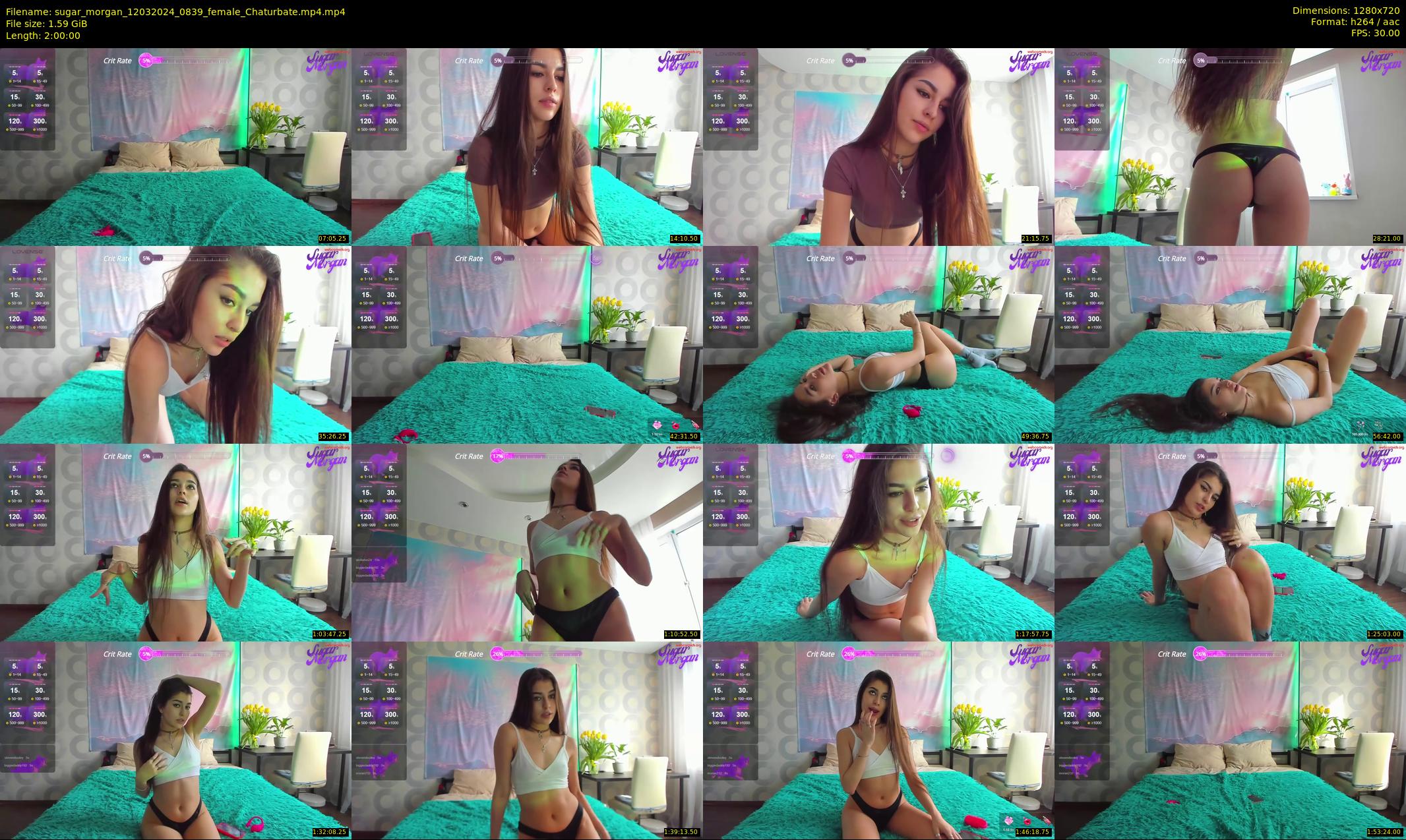 sugar_morgan — 120 minute Chaturbate female cam show recording, 720p, Mar 12, 2024