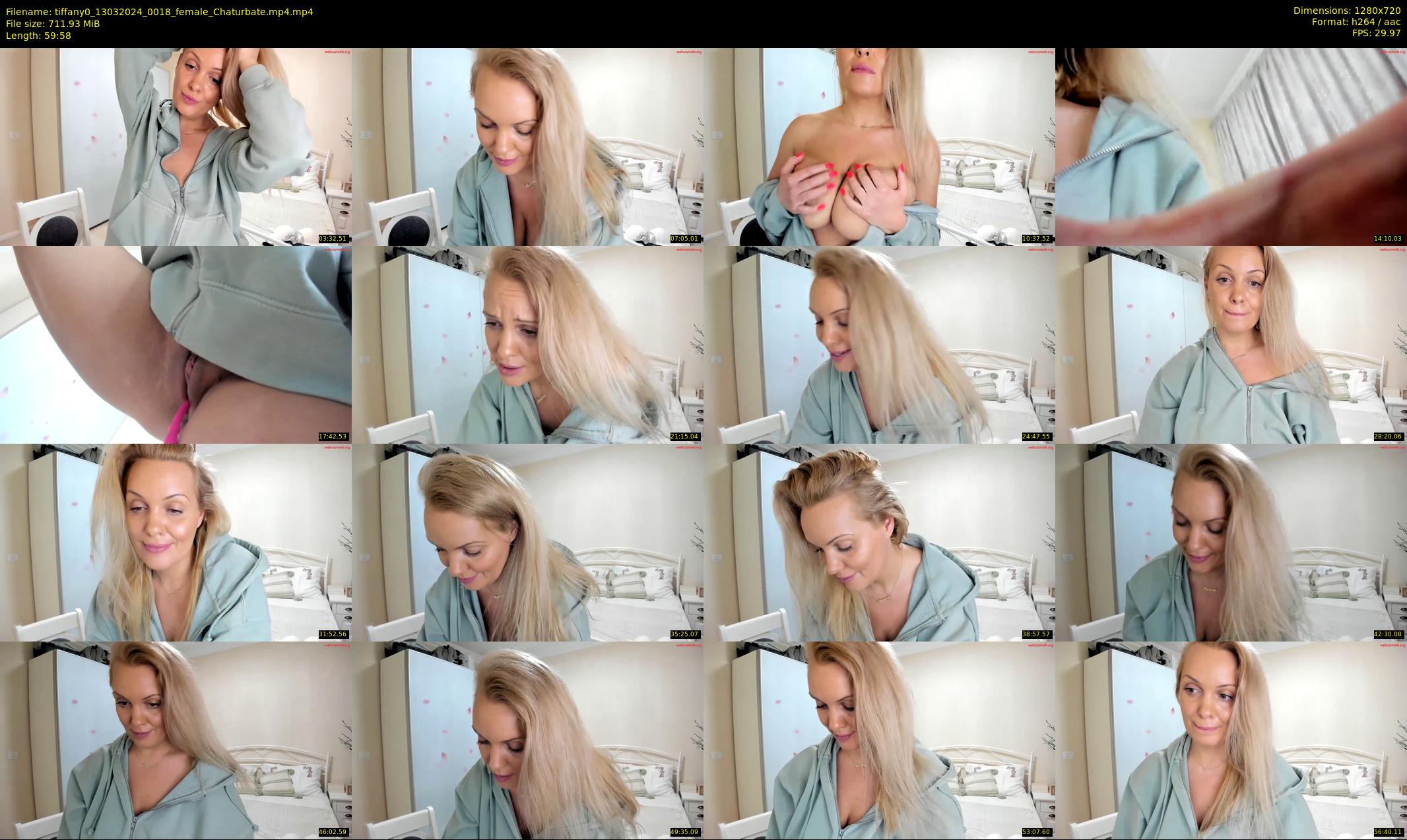 tiffany0 — 60 minute Chaturbate female cam show recording, 720p, Mar 13, 2024