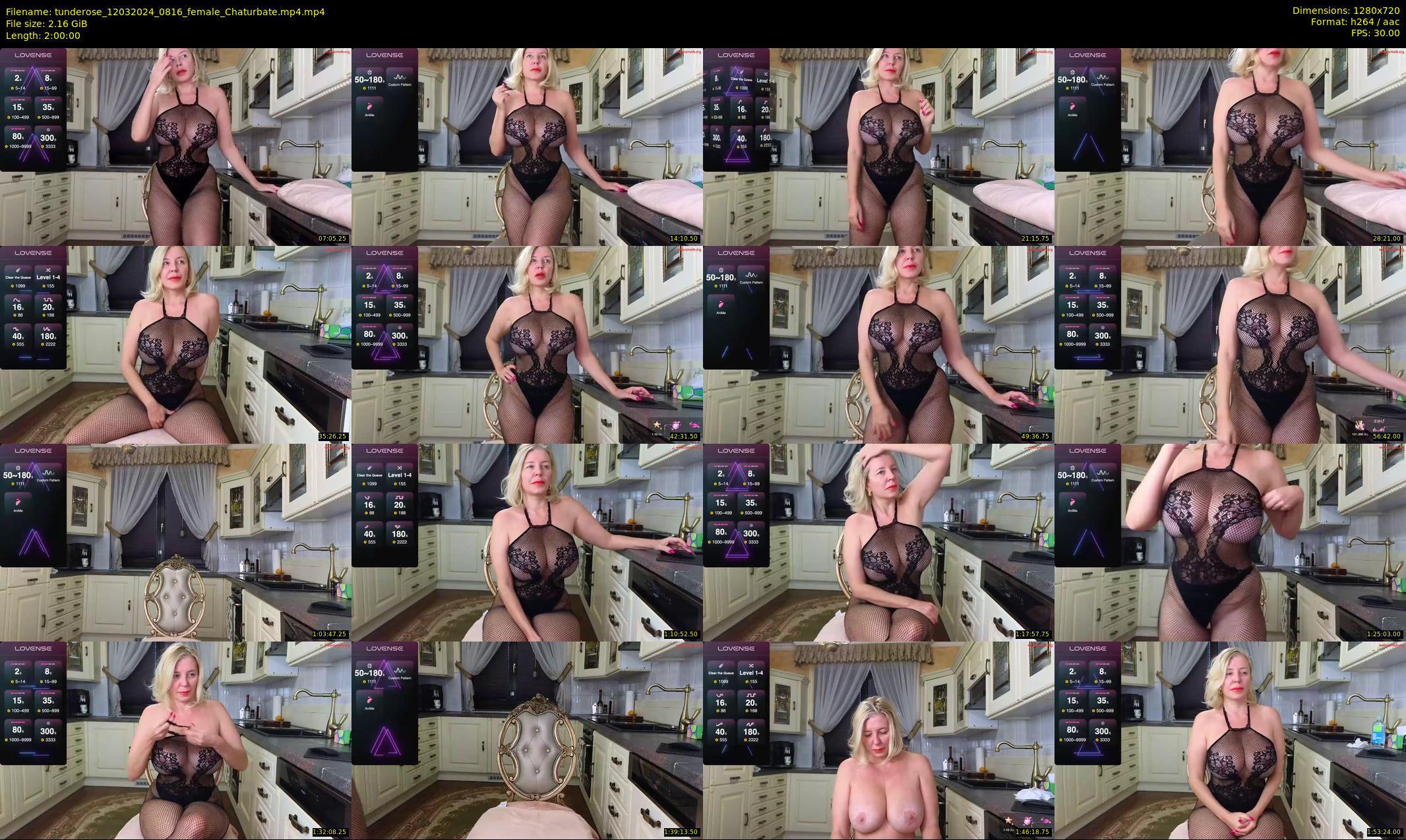 tunderose — 120 minute Chaturbate female cam show recording, 720p, Mar 12, 2024