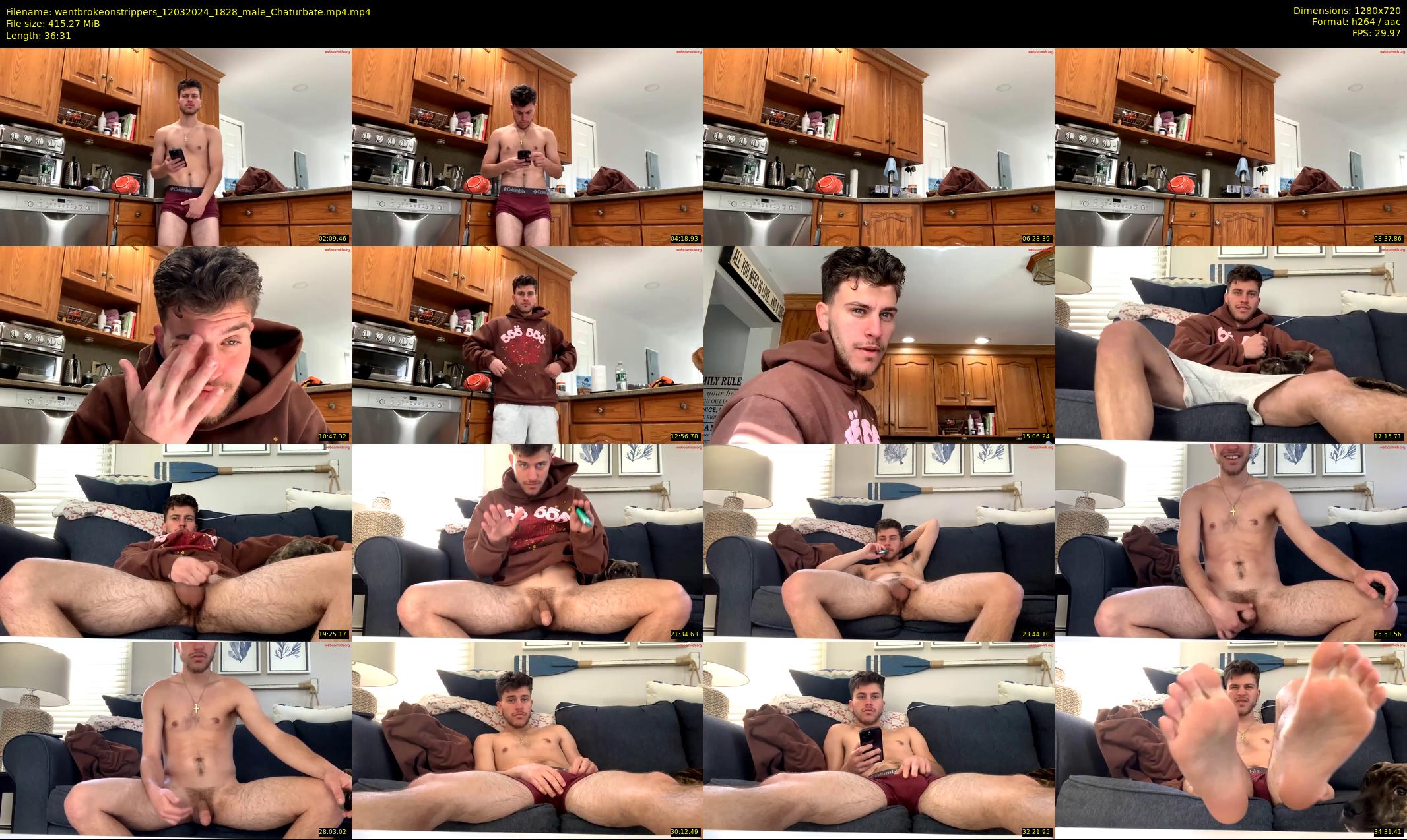 wentbrokeonstrippers — 37 minute Chaturbate male cam show recording, 720p, Mar 12, 2024