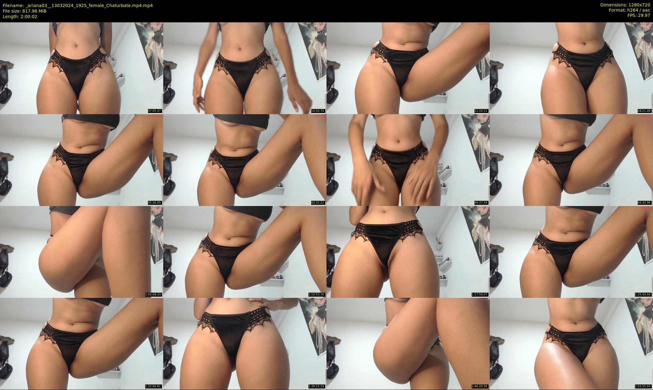 _ariana03_ — 121 minute Chaturbate female cam show recording, 720p, Mar 13, 2024