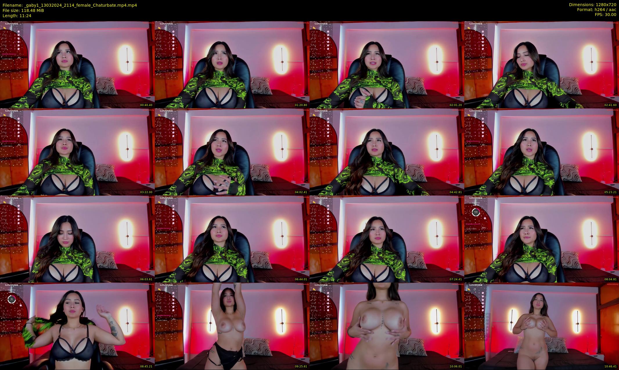_gaby1 — 12 minute Chaturbate female cam show recording, 720p, Mar 13, 2024