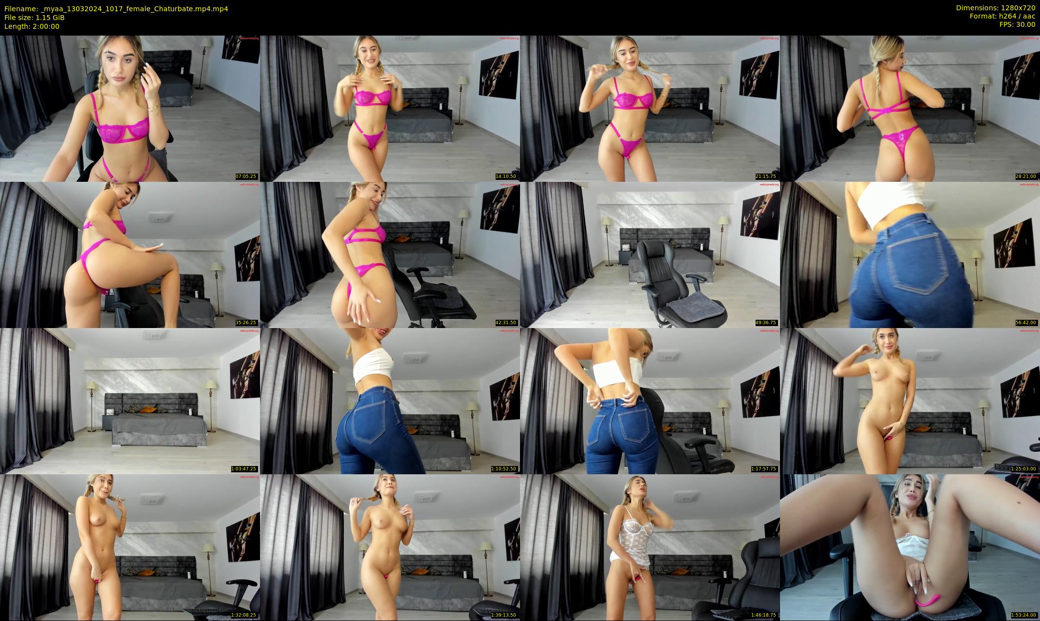 _myaa — 120 minute Chaturbate female cam show recording, 720p, Mar 13, 2024