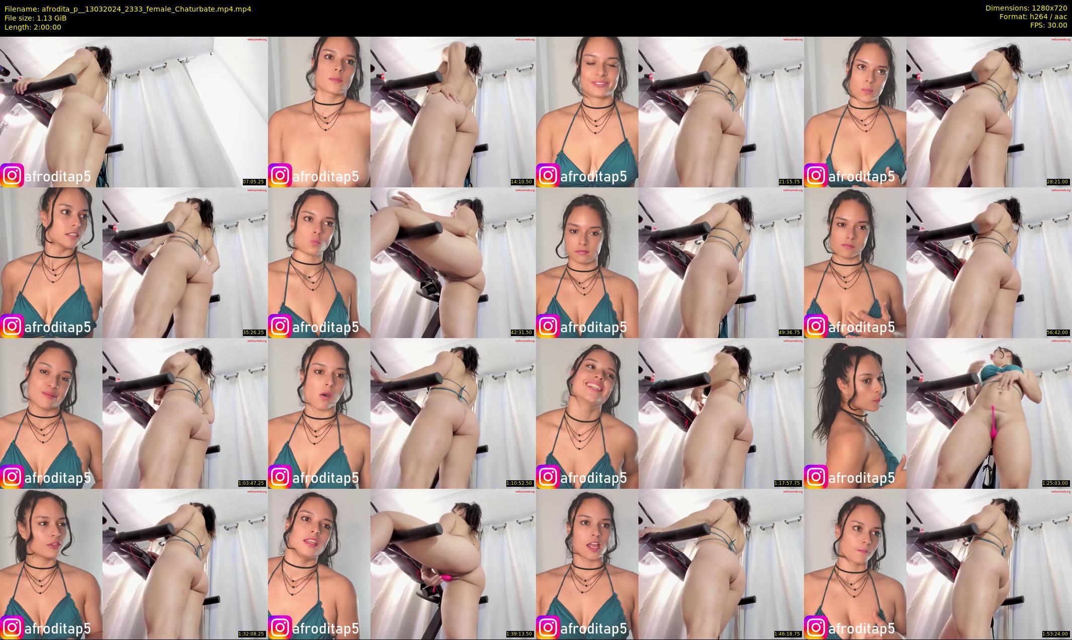 afrodita_p_ — 120 minute Chaturbate female cam show recording, 720p, Mar 13, 2024