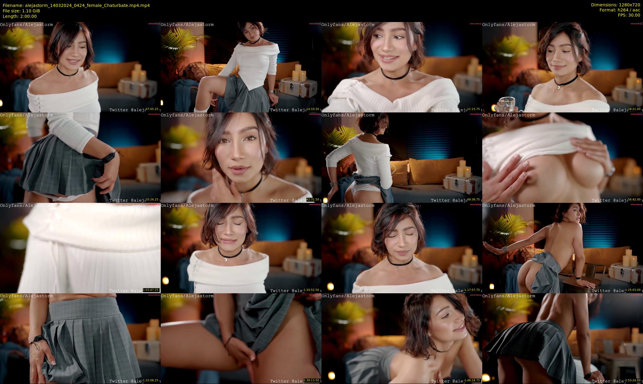 alejastorm — 120 minute Chaturbate female cam show recording, 720p, Mar 14, 2024