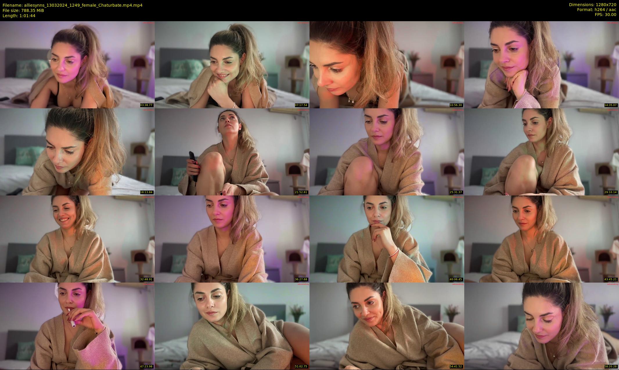 alliesynns — 62 minute Chaturbate female cam show recording, 720p, Mar 13, 2024
