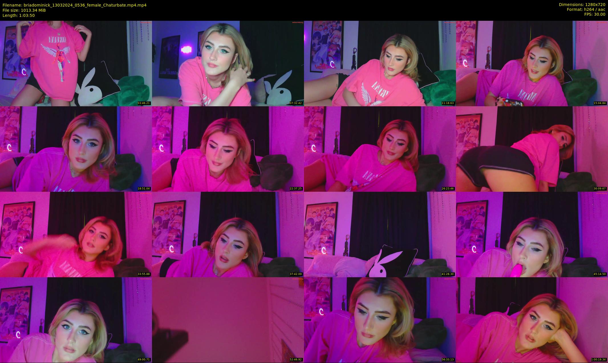 briadominick — 64 minute Chaturbate couple cam show recording, 720p, Mar 13, 2024