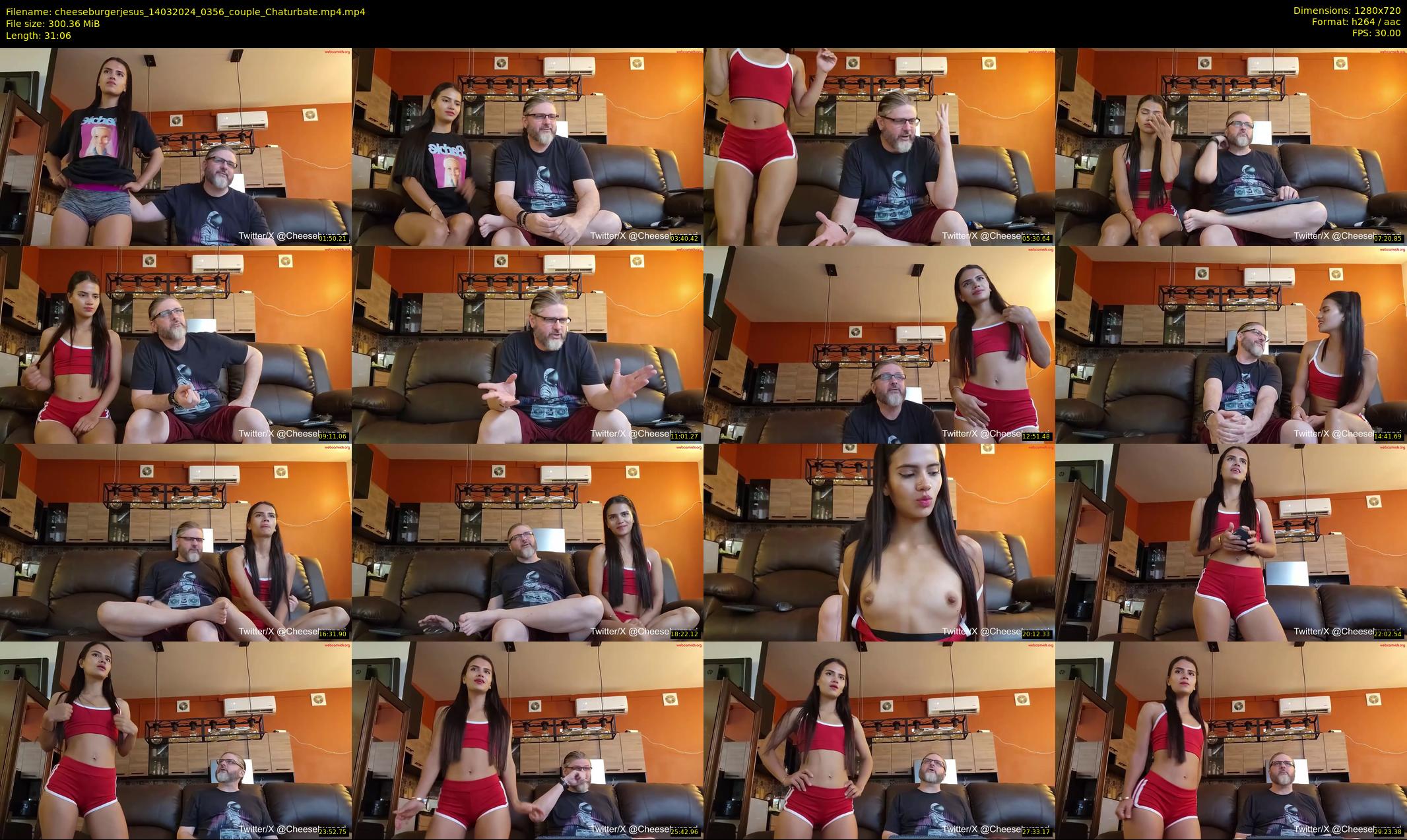 cheeseburgerjesus — 32 minute Chaturbate couple cam show recording, 720p, Mar 14, 2024