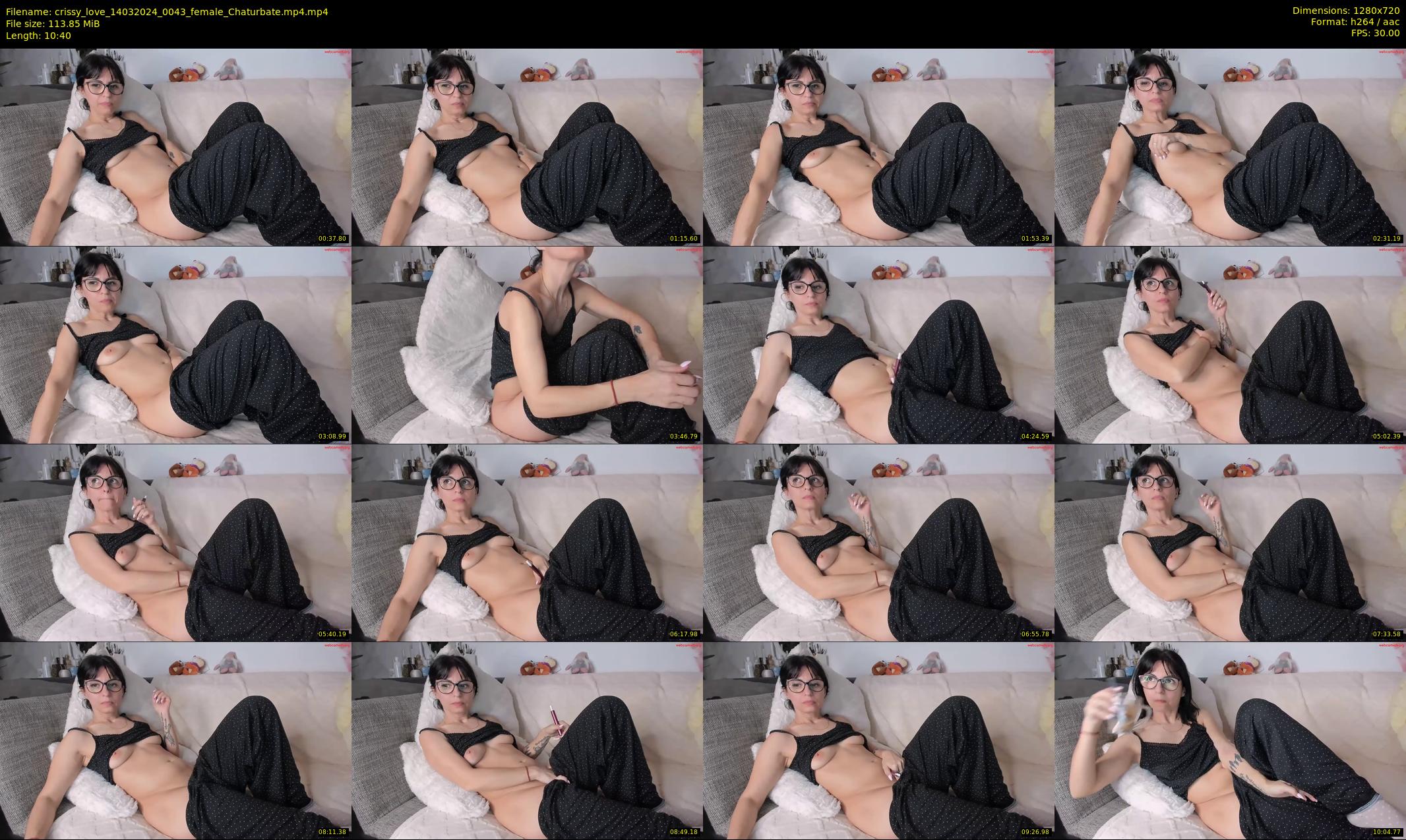 crissy_love — 11 minute Chaturbate female cam show recording, 720p, Mar 14, 2024