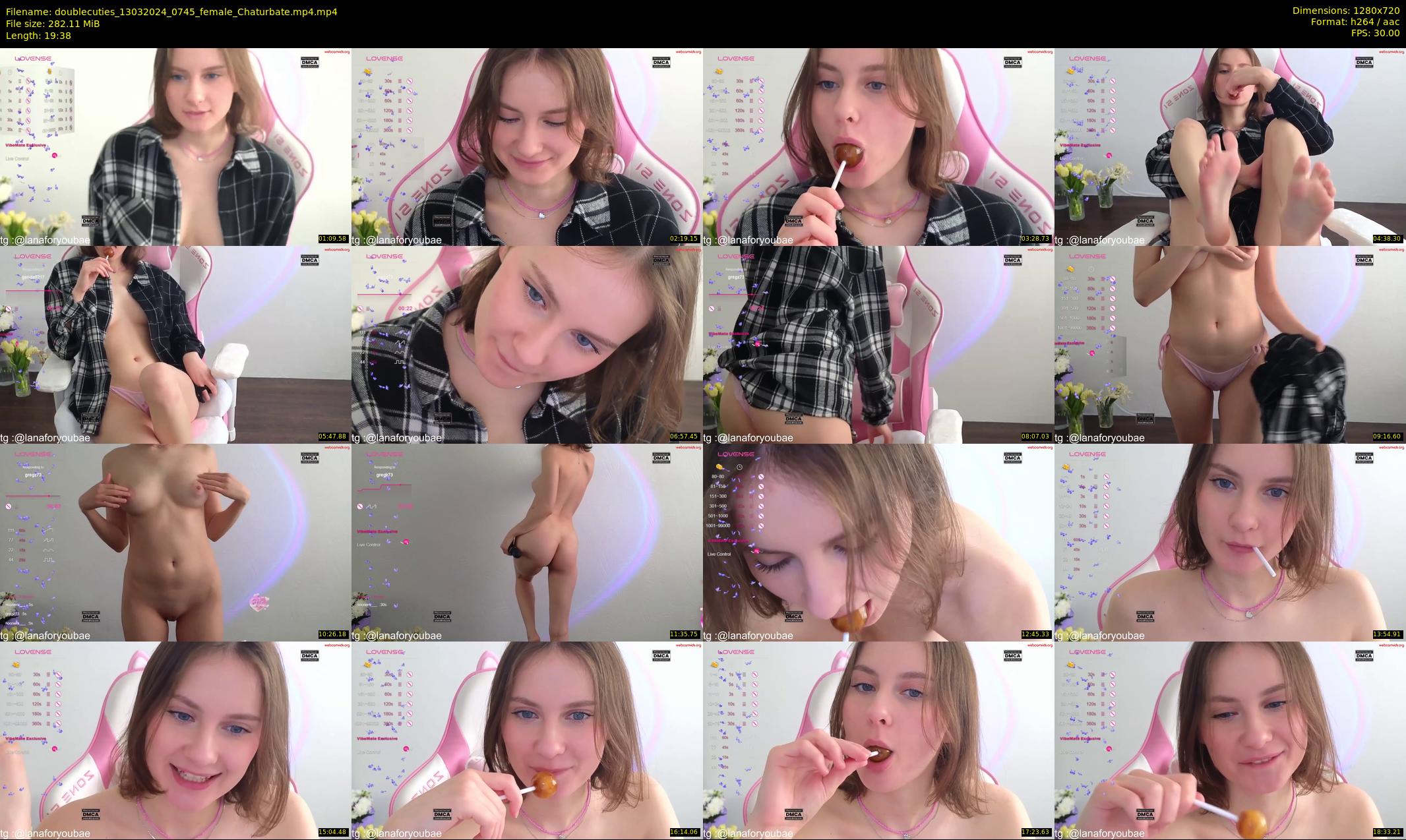 doublecuties — 20 minute Chaturbate couple cam show recording, 720p, Mar 13, 2024