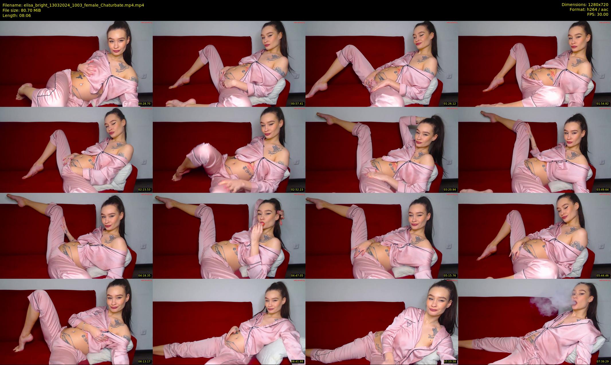 elisa_bright — 9 minute Chaturbate female cam show recording, 720p, Mar 13, 2024