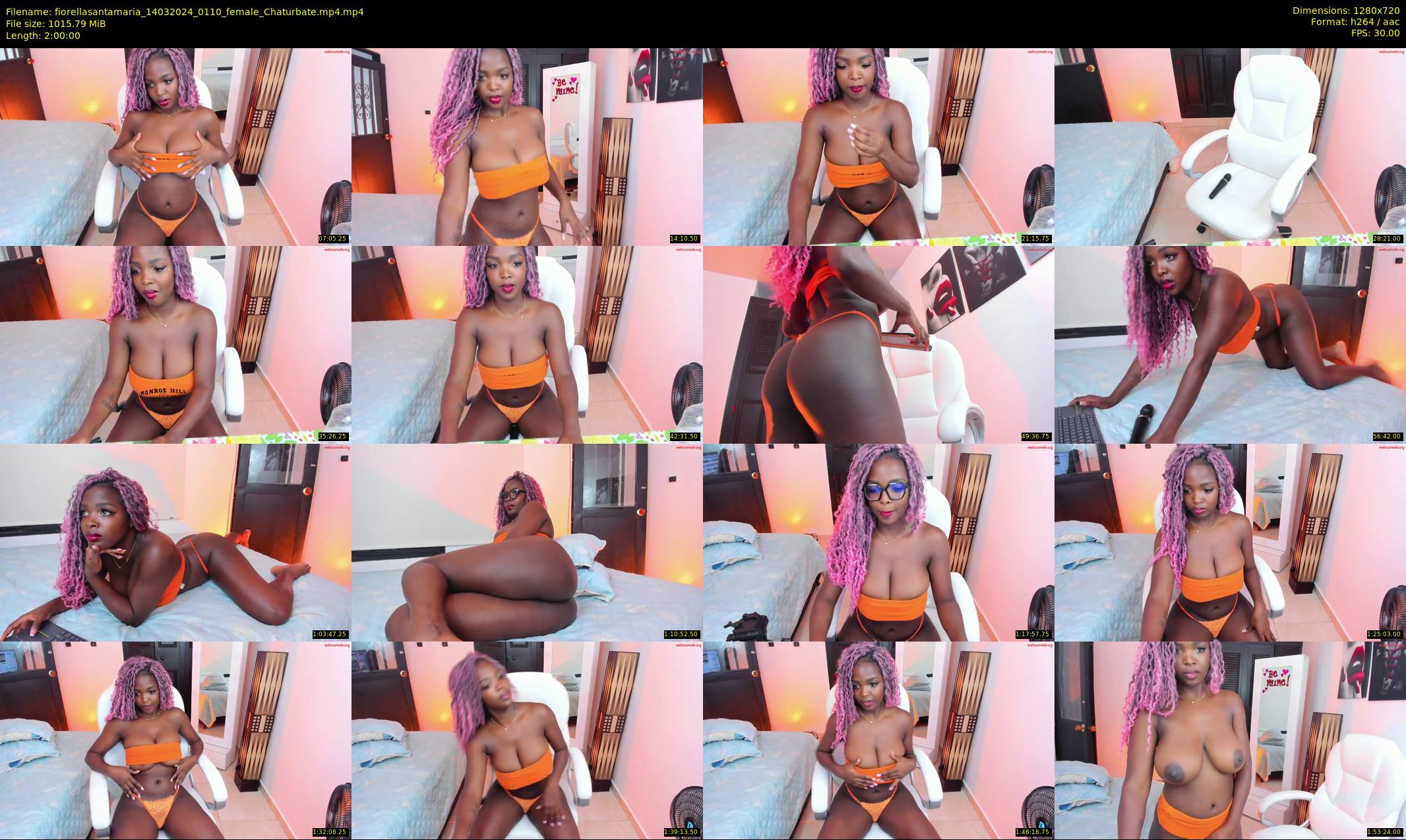 fiorellasantamaria — 120 minute Chaturbate female cam show recording, 720p, Mar 14, 2024