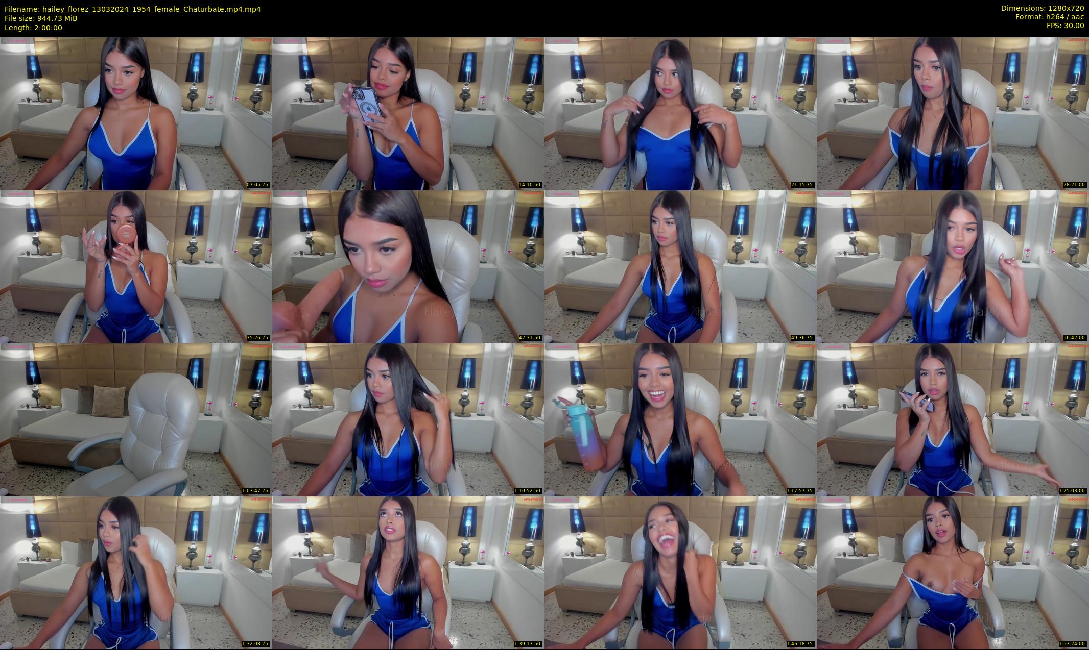hailey_florez — 120 minute Chaturbate female cam show recording, 720p, Mar 13, 2024