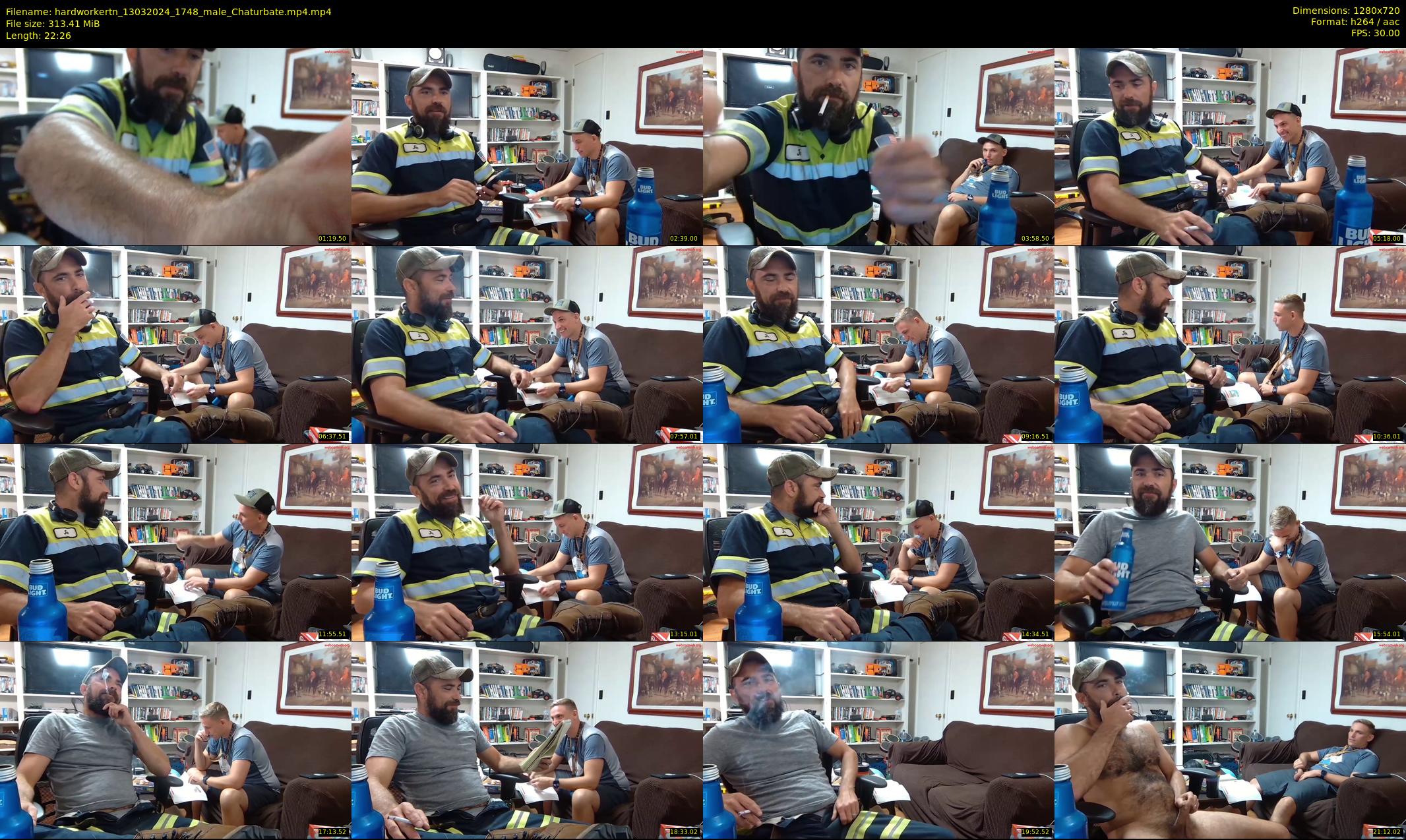 hardworkertn — 23 minute Chaturbate male cam show recording, 720p, Mar 13, 2024