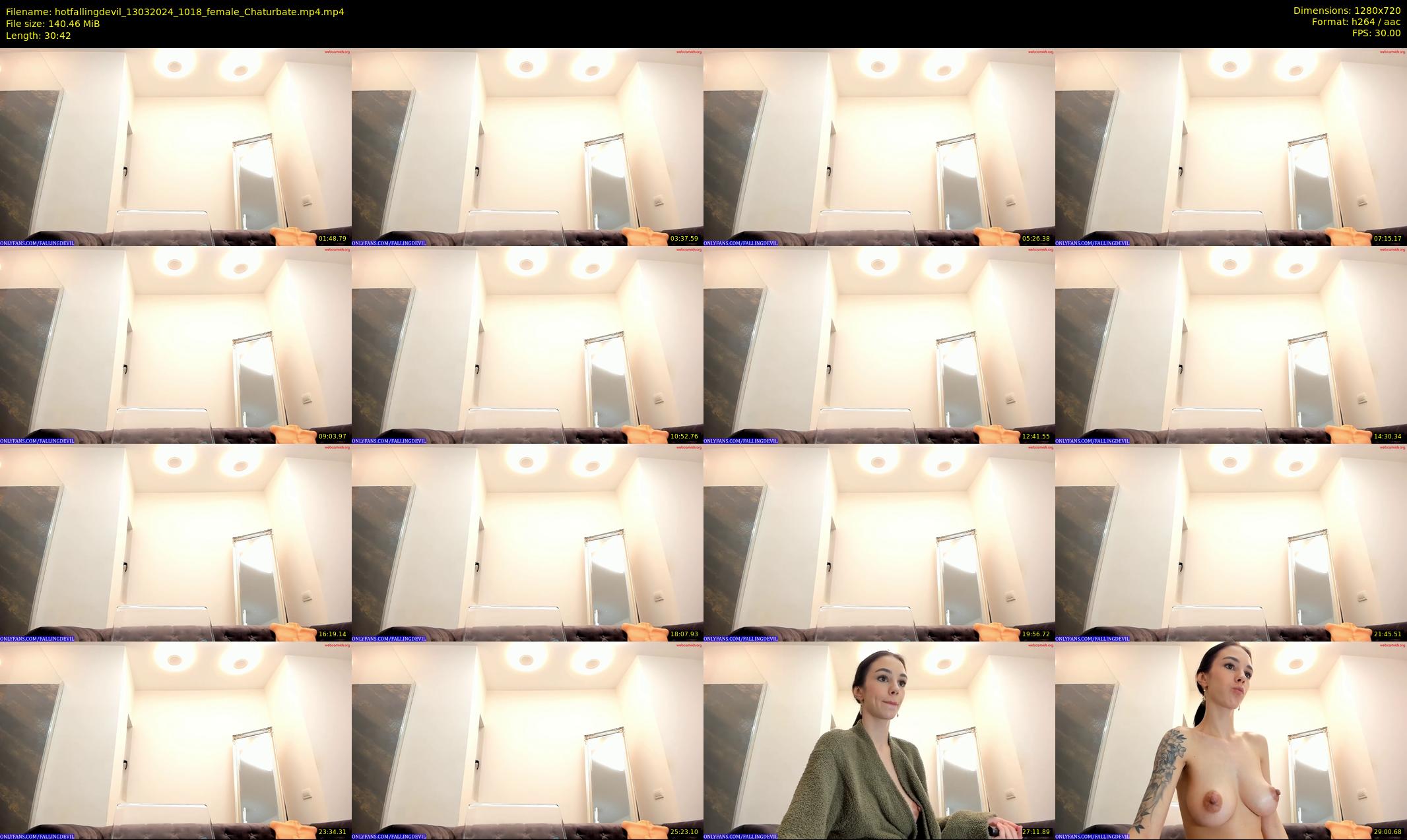 hotfallingdevil — 31 minute Chaturbate female cam show recording, 720p, Mar 13, 2024