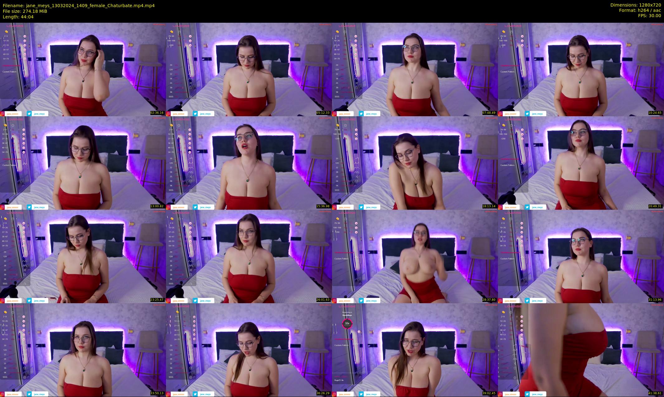 jane_meys — 45 minute Chaturbate female cam show recording, 720p, Mar 13, 2024
