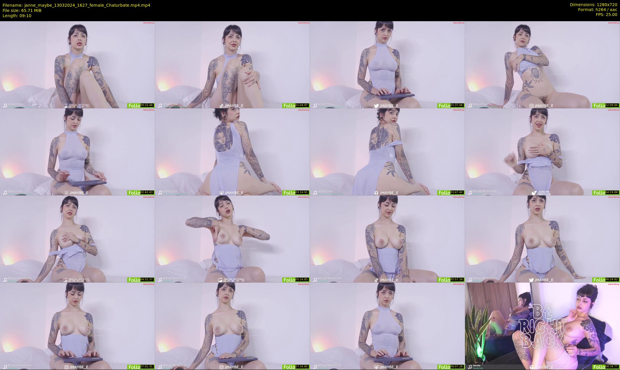 janne_maybe — 10 minute Chaturbate female cam show recording, 720p, Mar 13, 2024