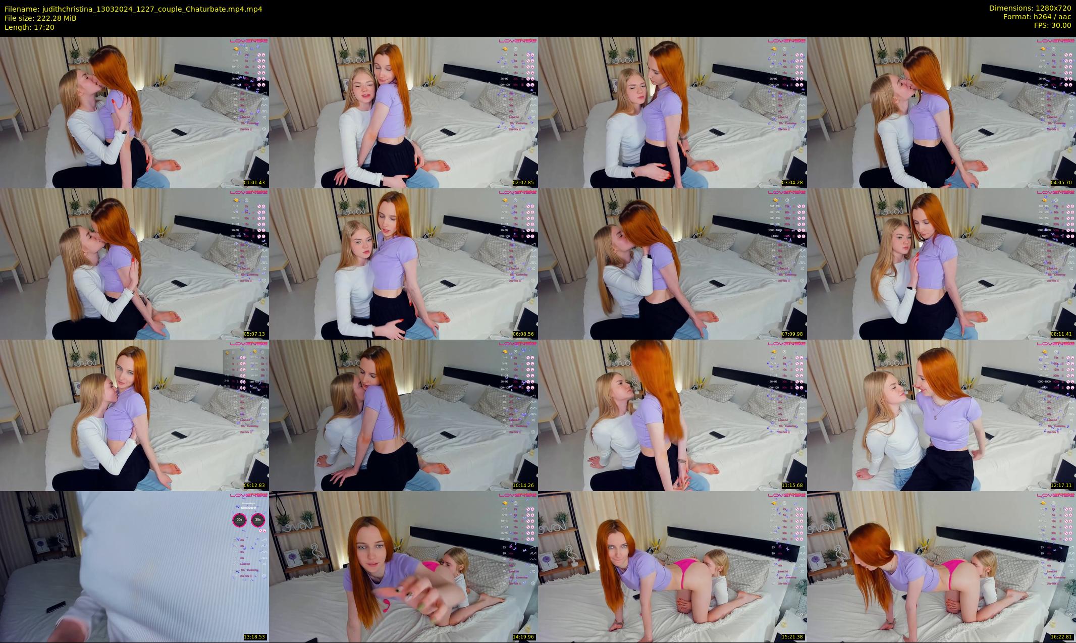 judithchristina — 18 minute Chaturbate female cam show recording, 720p, Mar 13, 2024